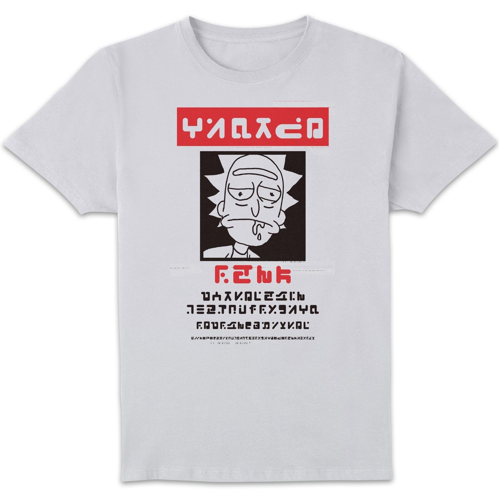 Rick and Morty Wanted Rick Men's T-Shirt - White - L