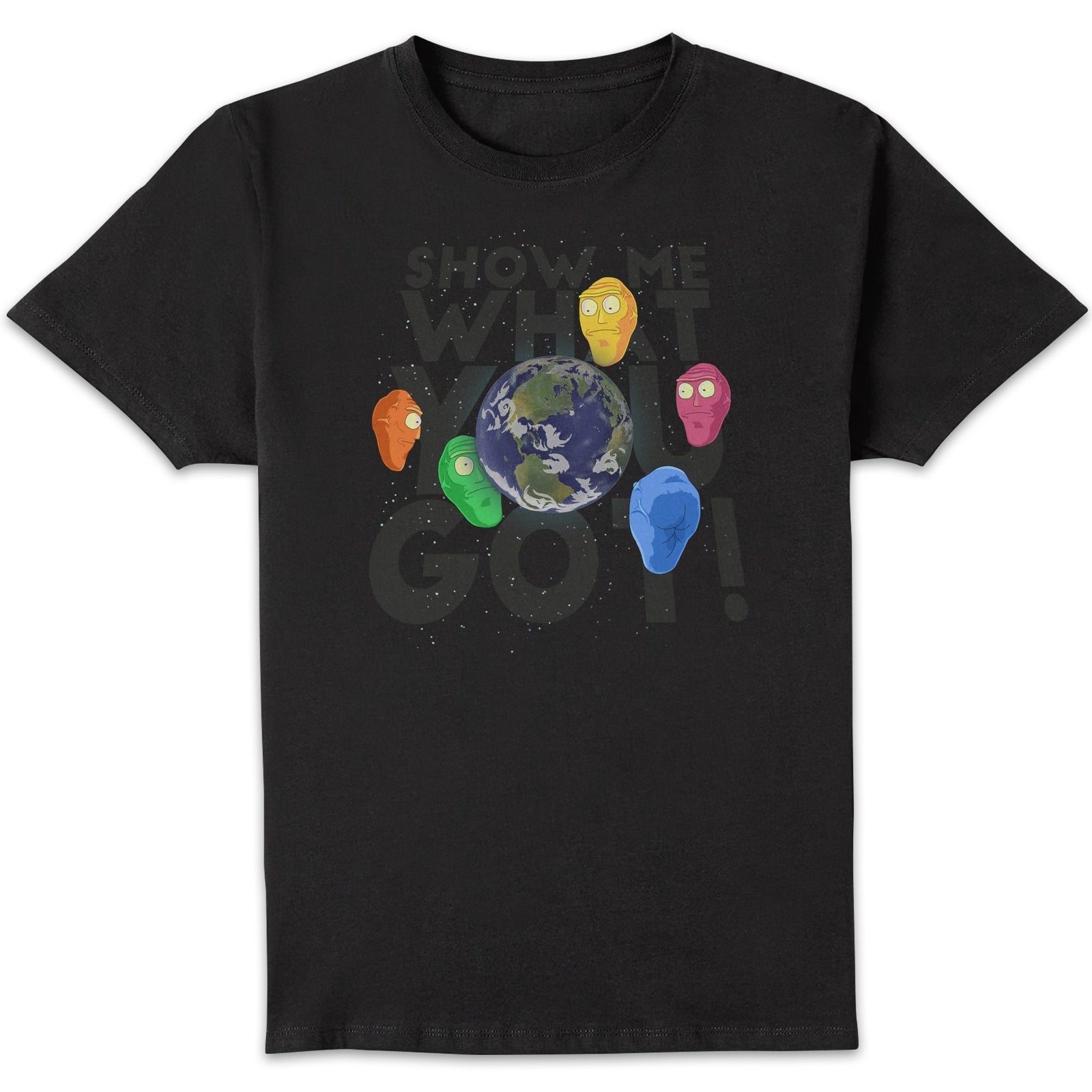 Rick and Morty Show Me What You Got Men's T-Shirt - Black - S