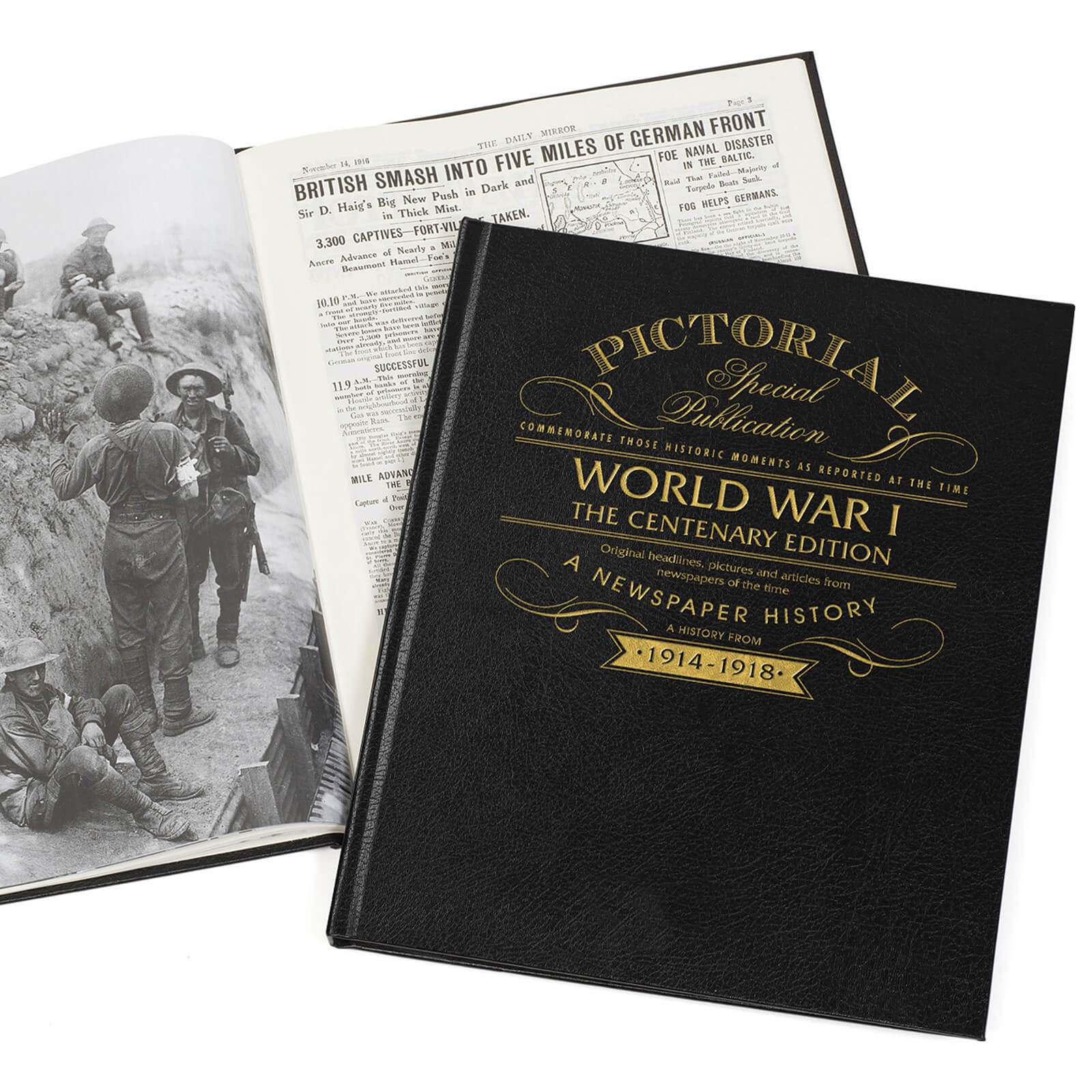 WW1 Centenary Pictorial Edition Newspaper Book
