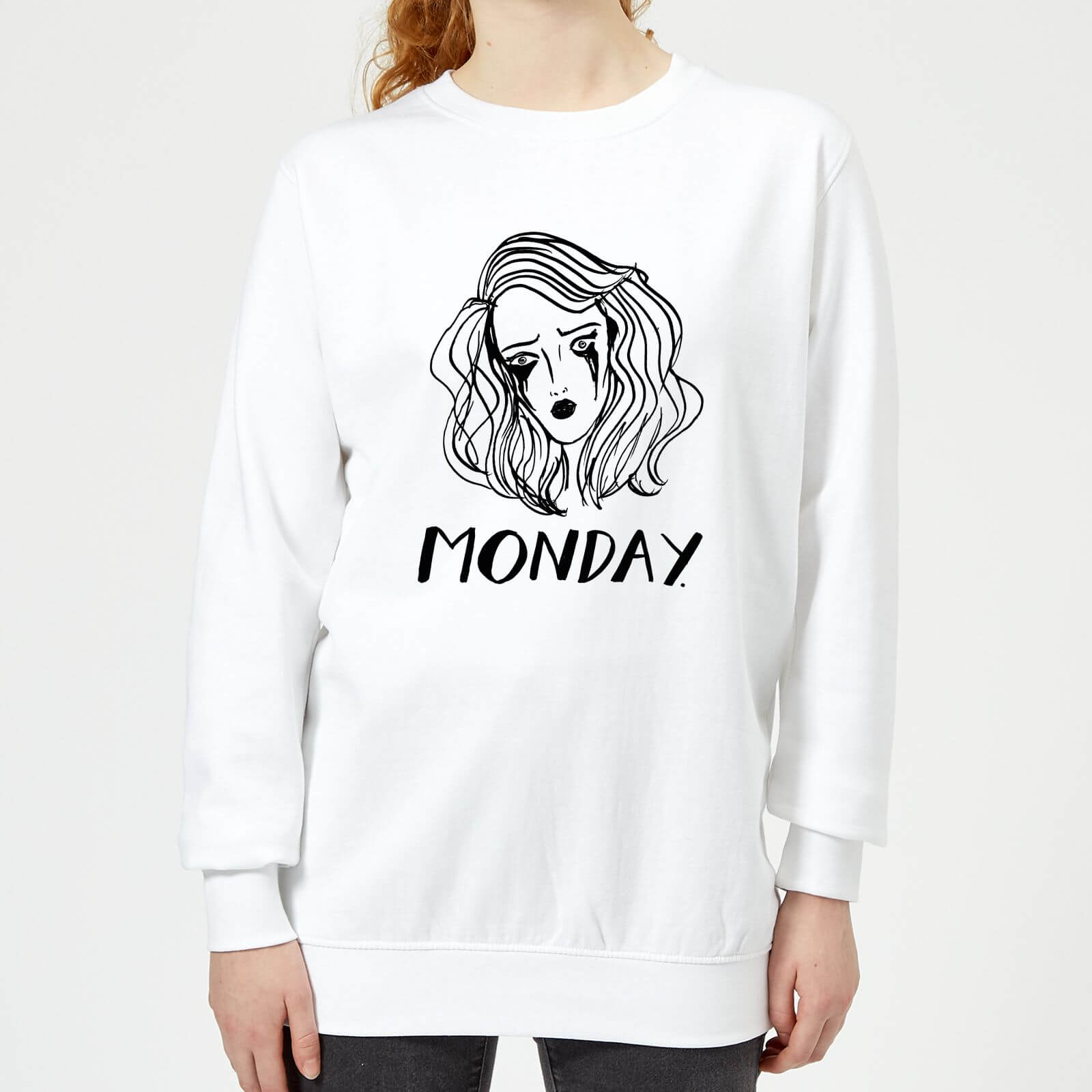 Rock On Ruby Monday. Women's Sweatshirt - White - XS - White