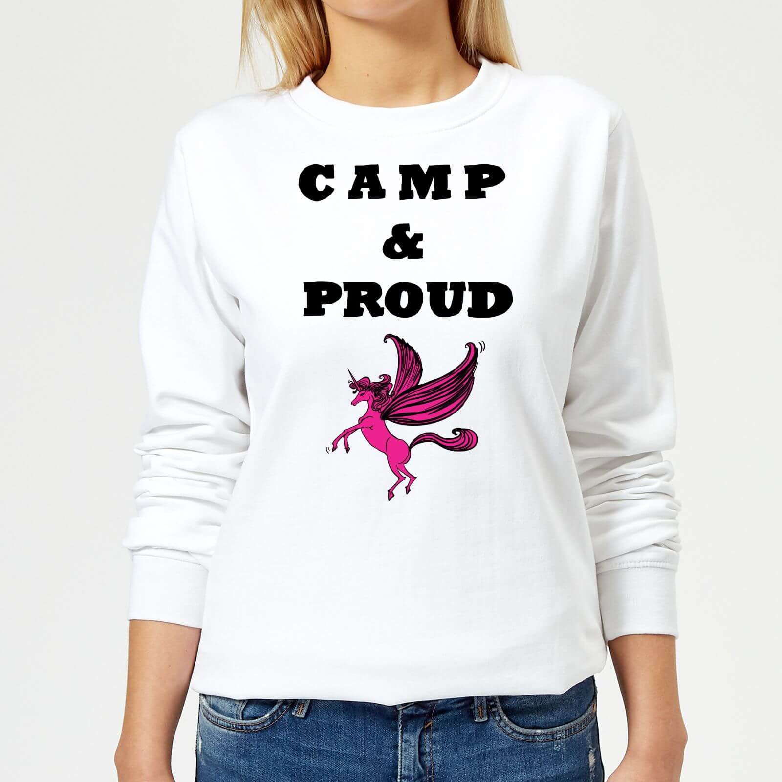 Rock On Ruby Camp & Proud Women's Sweatshirt - White - XS - White