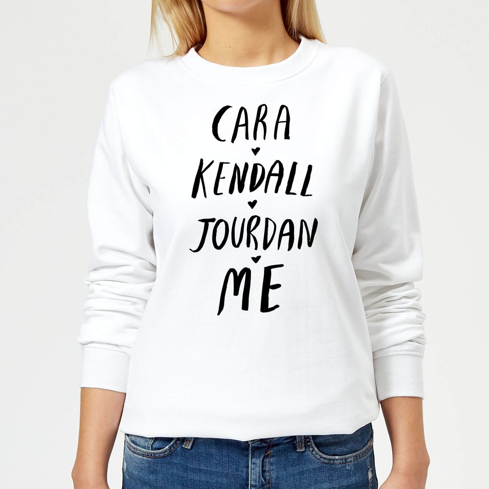 Rock On Ruby Cara Kendall Jourdan Me Women's Sweatshirt - White - XS - White