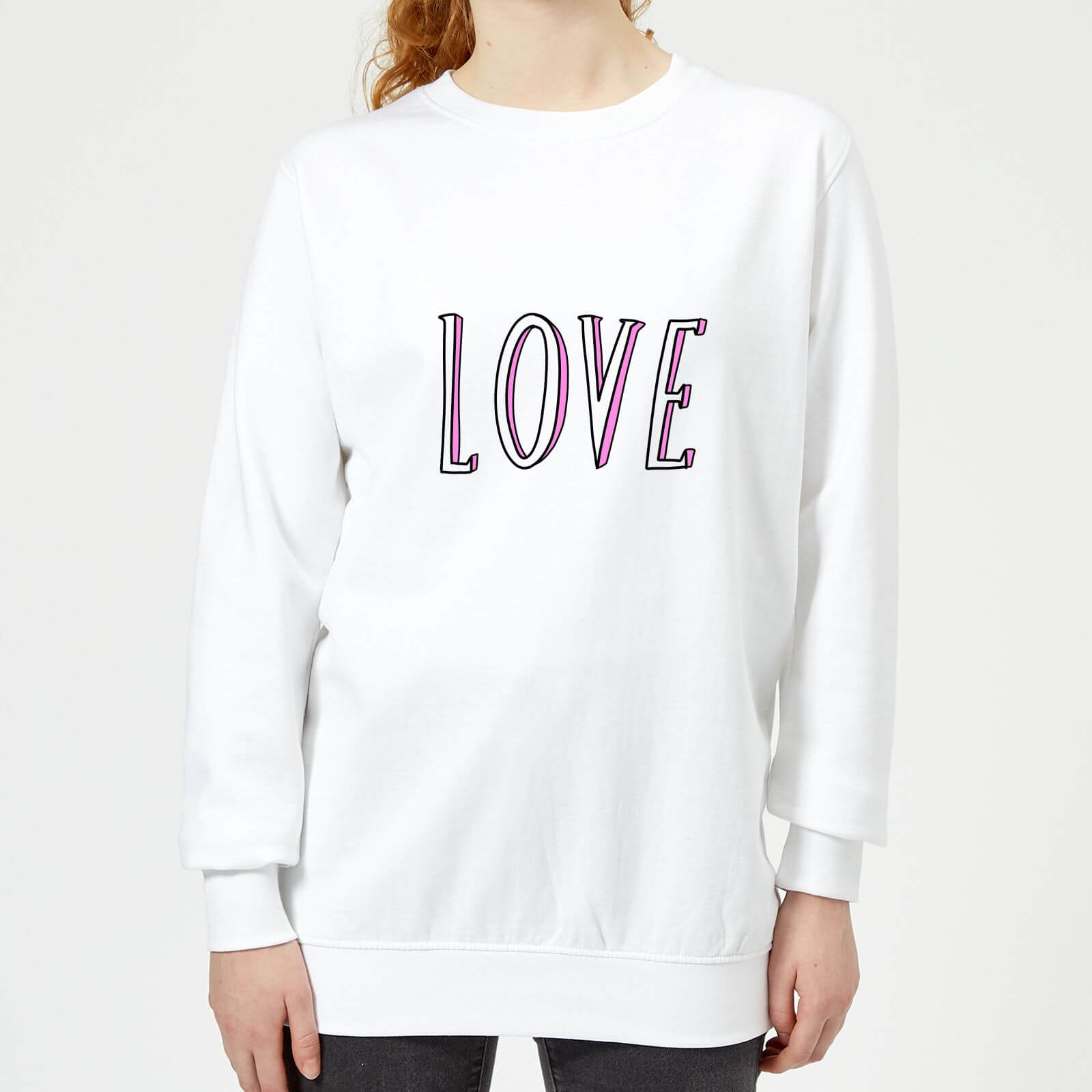 Rock On Ruby Love Women's Sweatshirt - White - XS - White