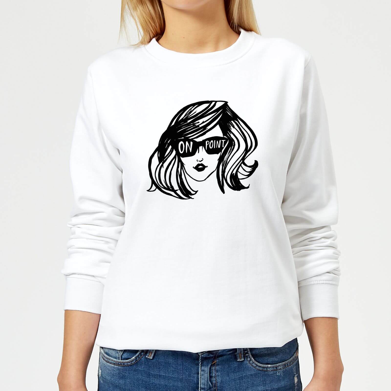 Rock On Ruby On Point Women's Sweatshirt - White - XS - White