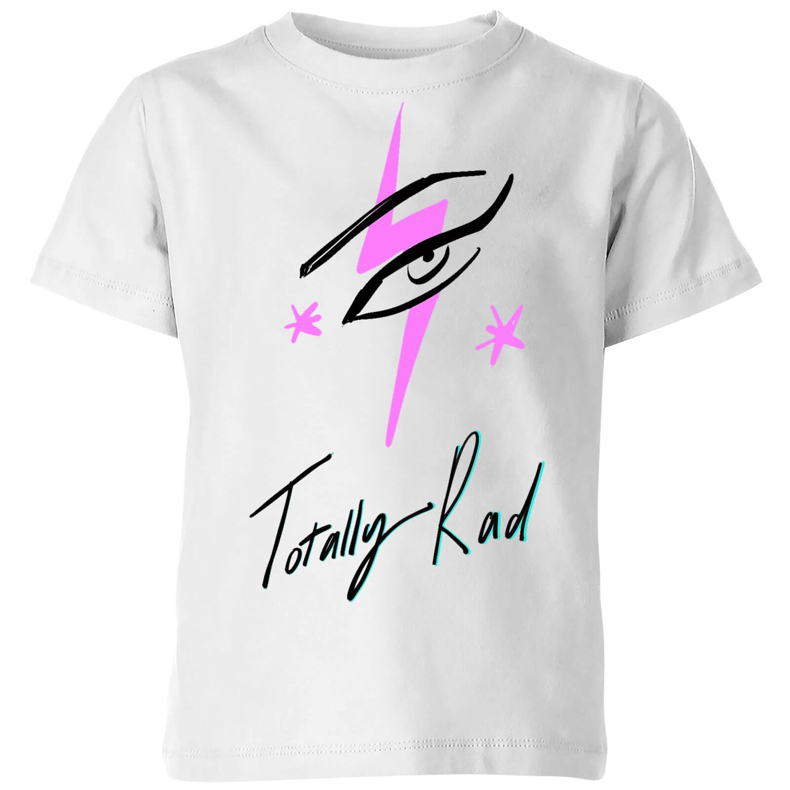 Rock On Ruby Totally Rad Kids' T-Shirt - White - 3-4 Years