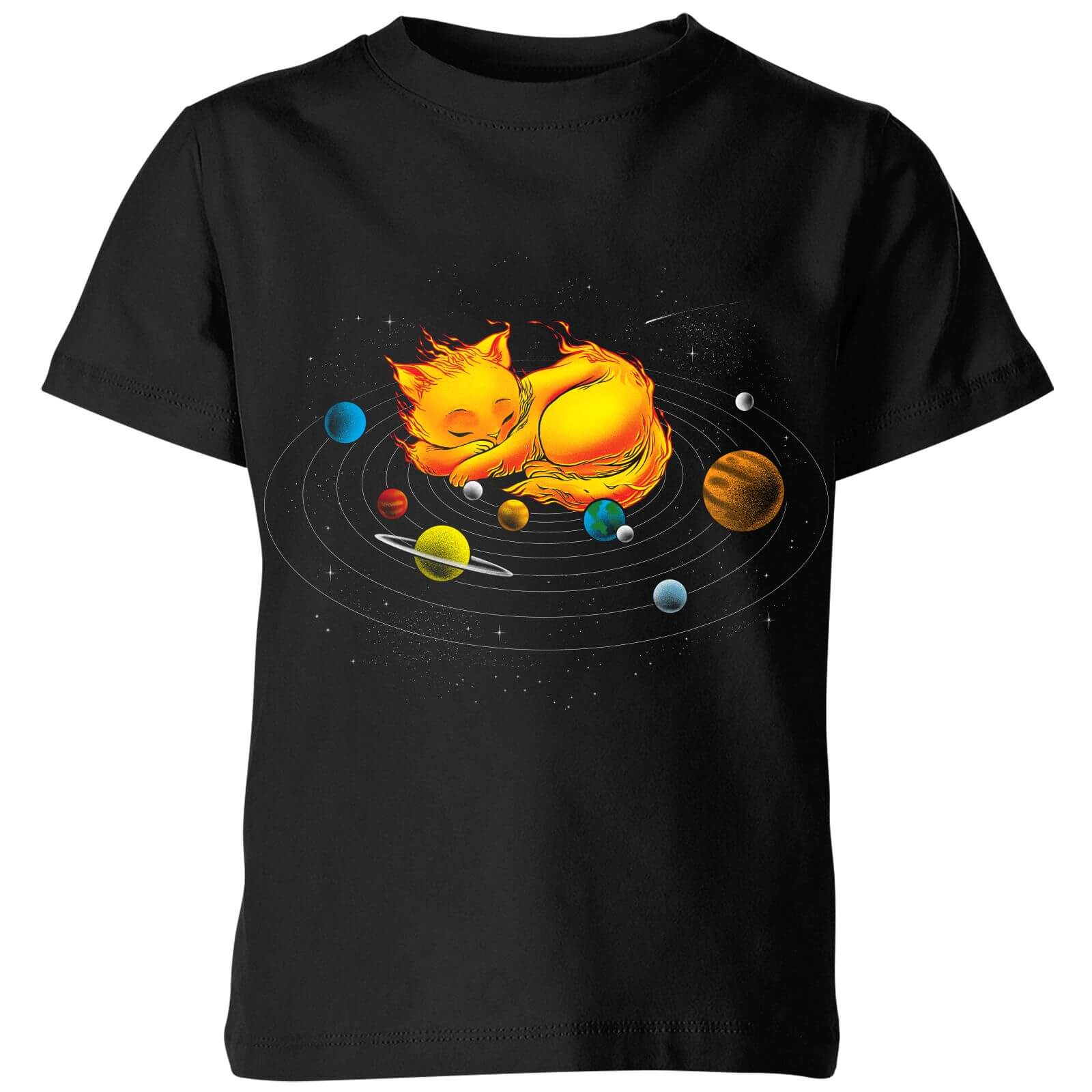 Tobias Fonseca The Centre Of My Universe Kids' T-Shirt - Black - 3-4 Years - Black