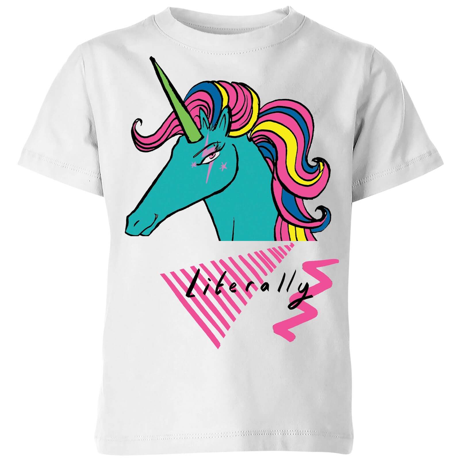 Rock On Ruby Literally Kids' T-Shirt - White - 3-4 Years - White