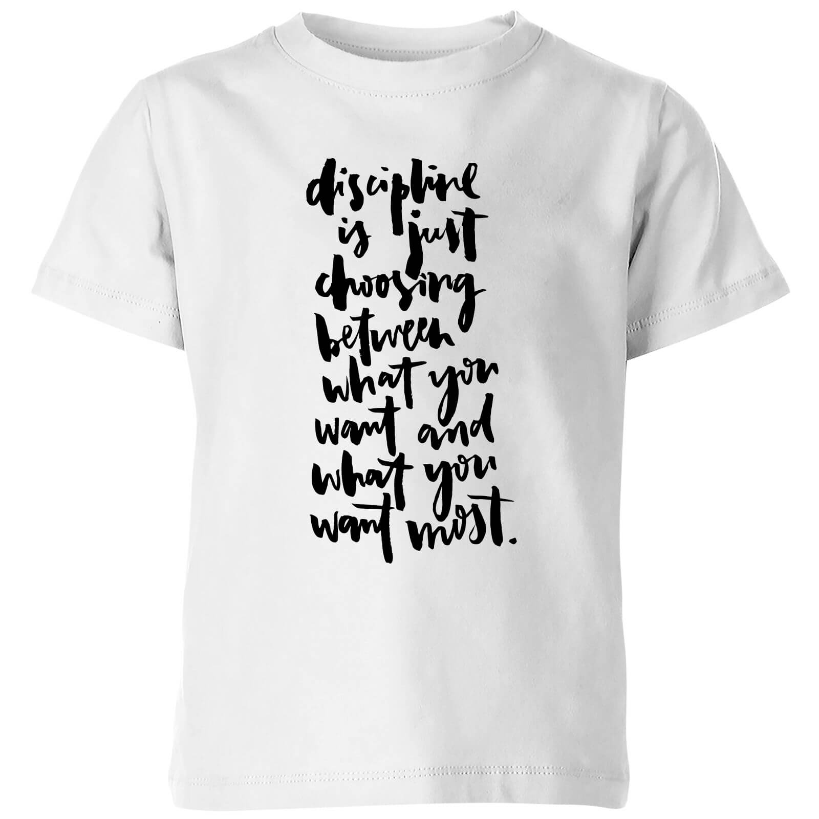 PlanetA444 Discipline Kids' T-Shirt - White - 3-4 Years - White