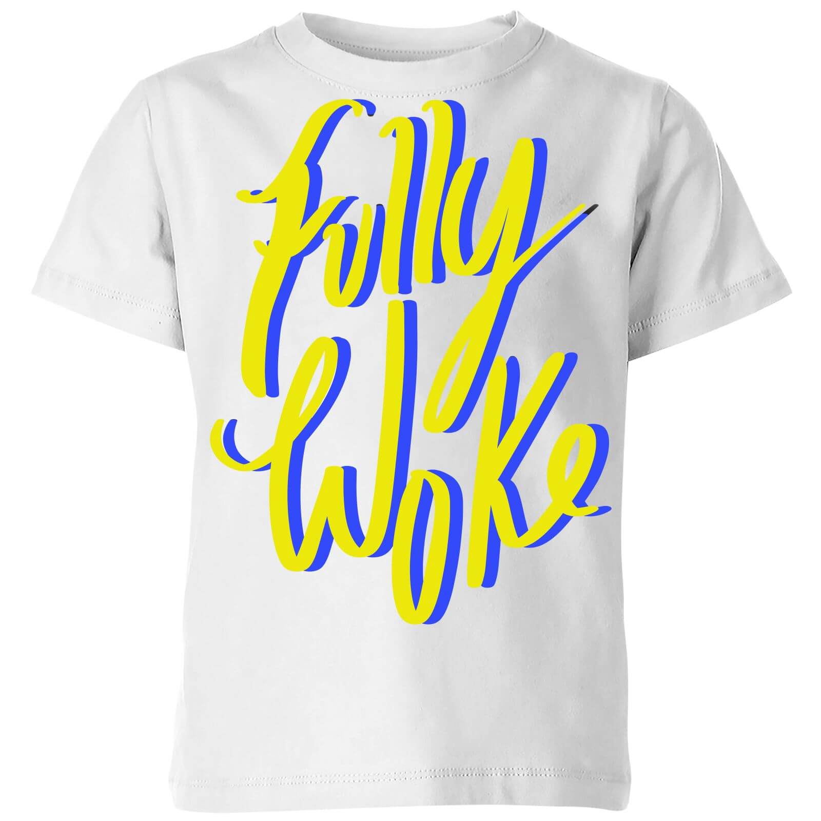 Rock On Ruby Fully Woke Kids' T-Shirt - White - 3-4 Years - White