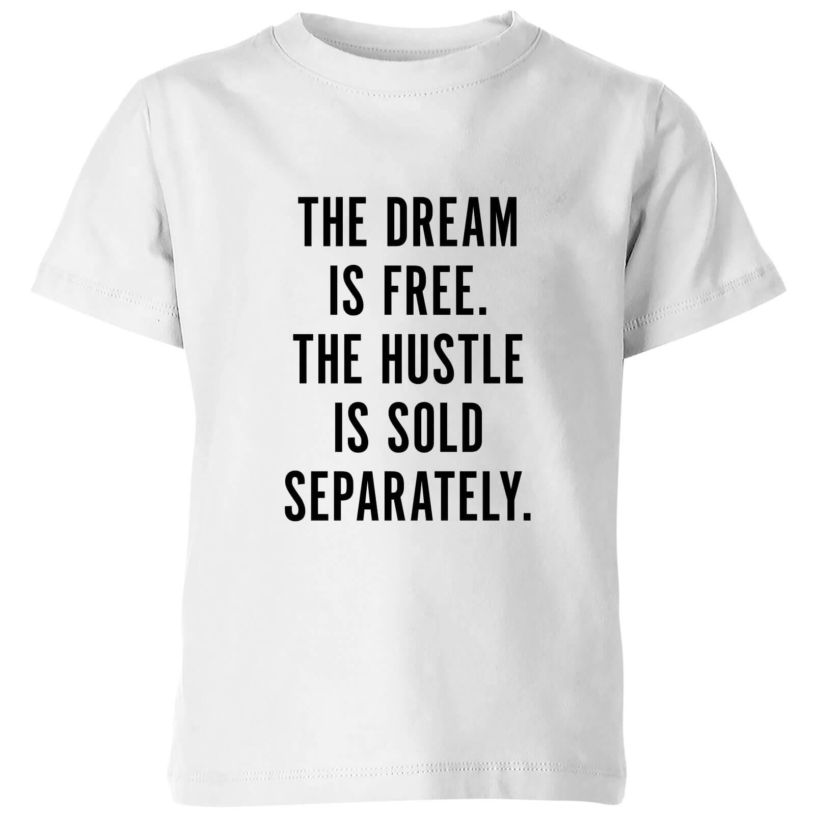 PlanetA444 The Dream Is Free Kids' T-Shirt - White - 3-4 Years - White