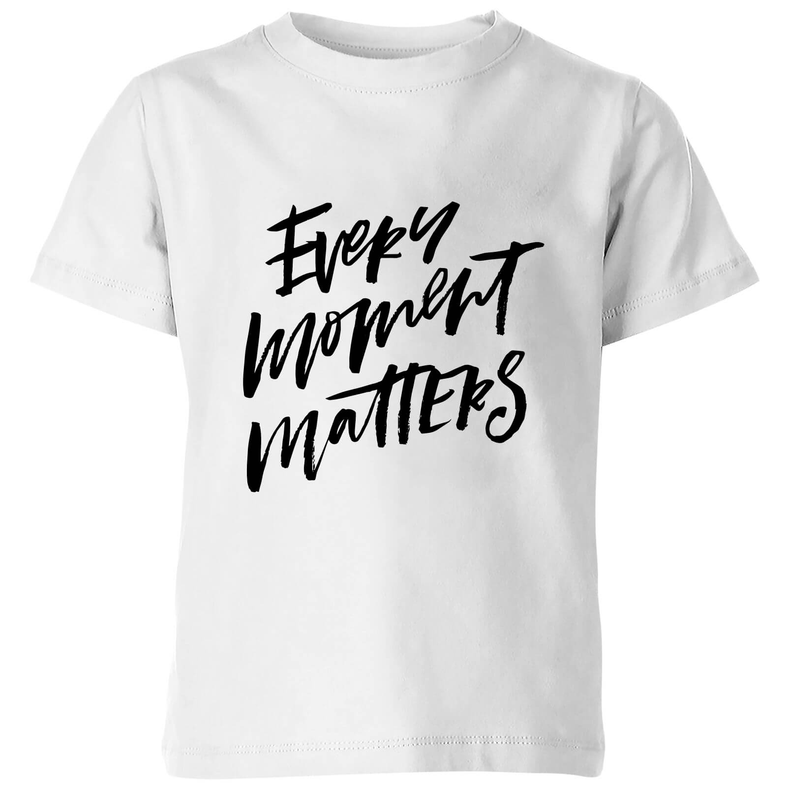 PlanetA444 Every Moment Matters Kids' T-Shirt - White - 3-4 Years - White