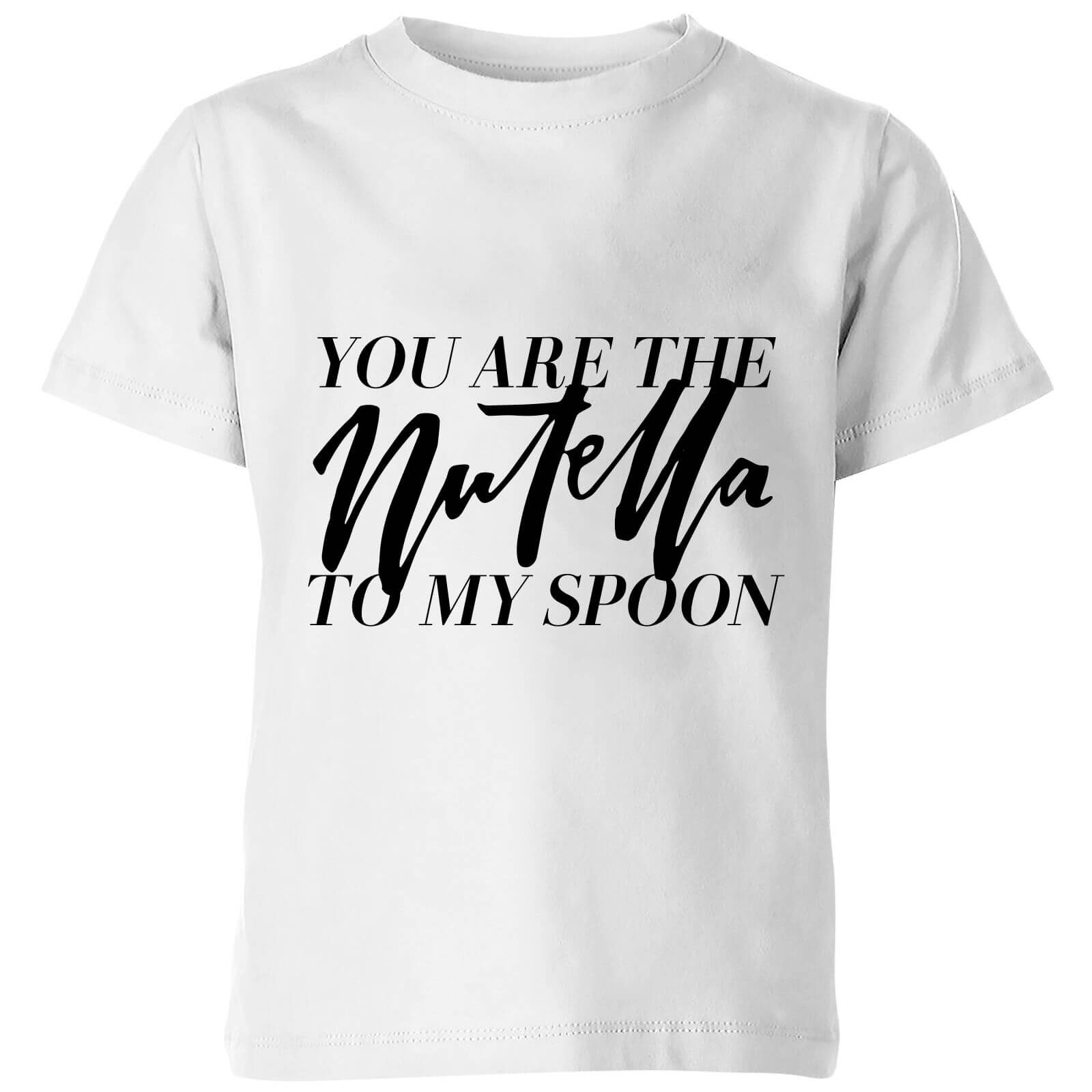 PlanetA444 You Are The Nutella To My Spoon Kids' T-Shirt - White - 3-4 Years - White