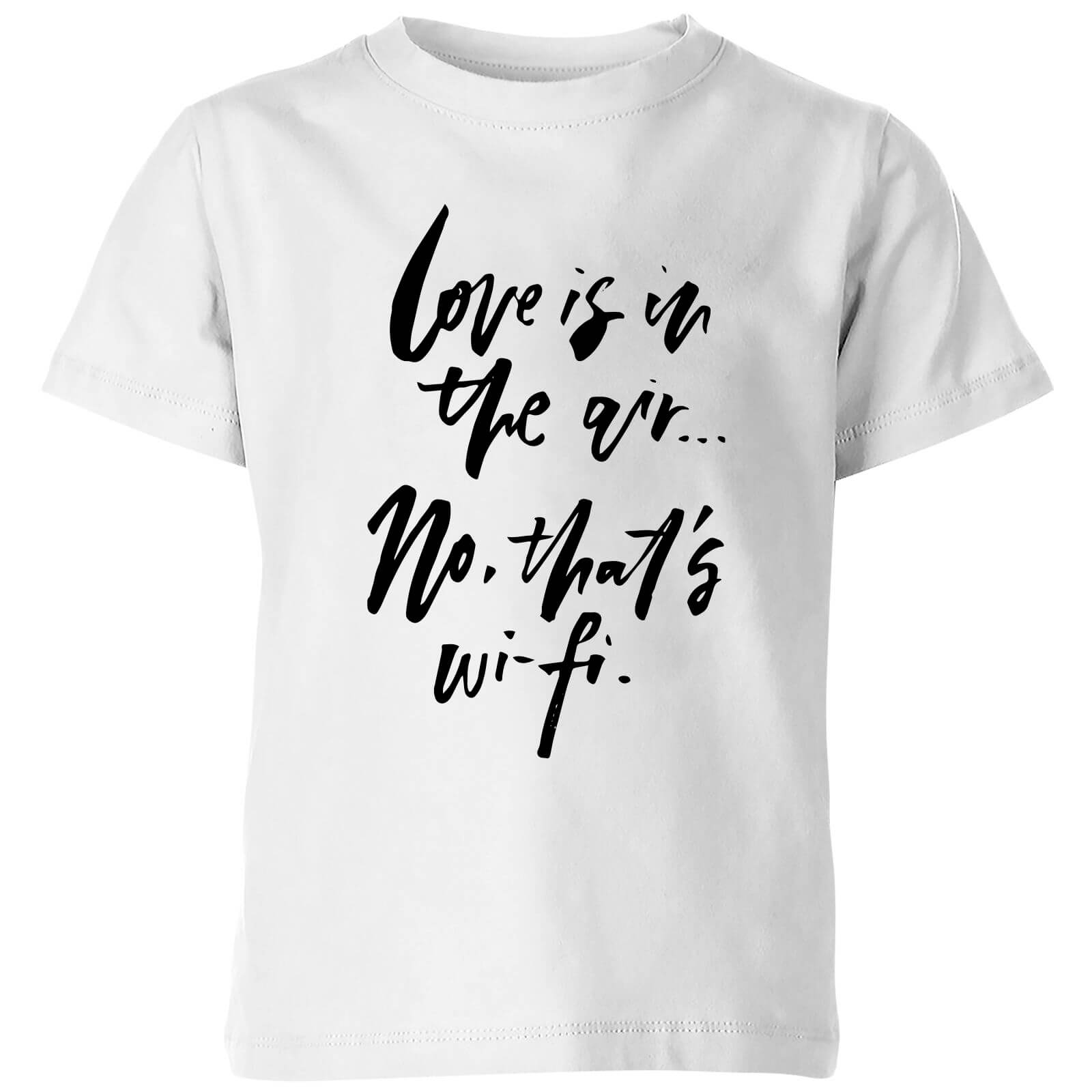 PlanetA444 Love Is In The Air Kids' T-Shirt - White - 3-4 Years - White