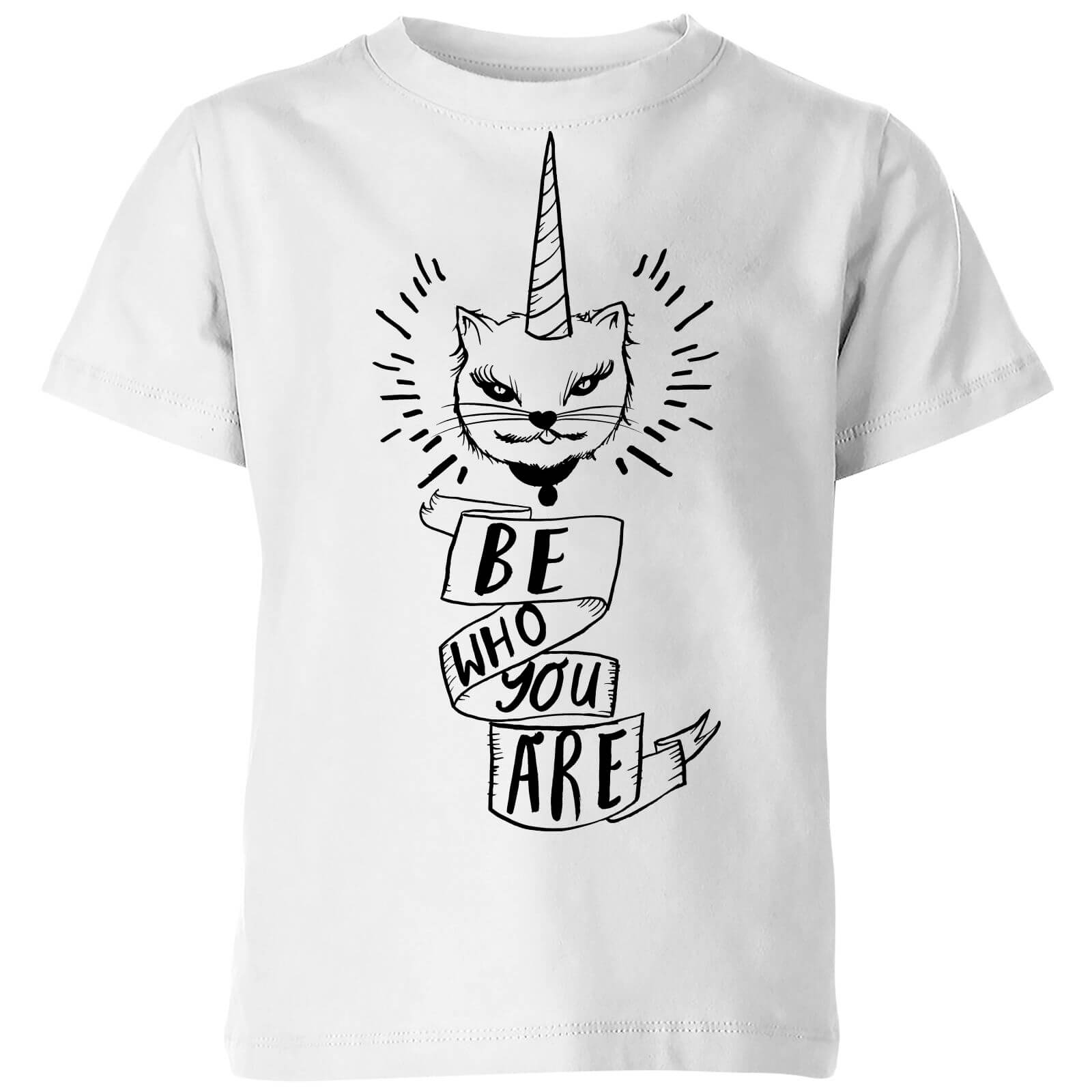 Rock On Ruby Be Who You Are Kids' T-Shirt - White - 3-4 Years
