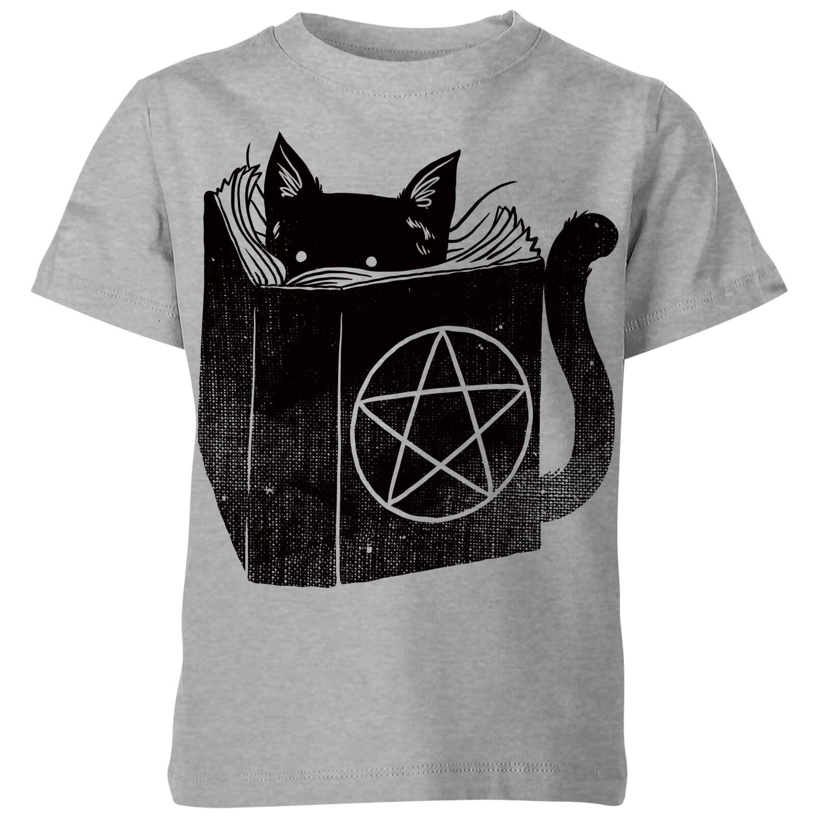 Tobias Fonseca Satanicat Kids' T-Shirt - Grey - 5-6 Years - Grey