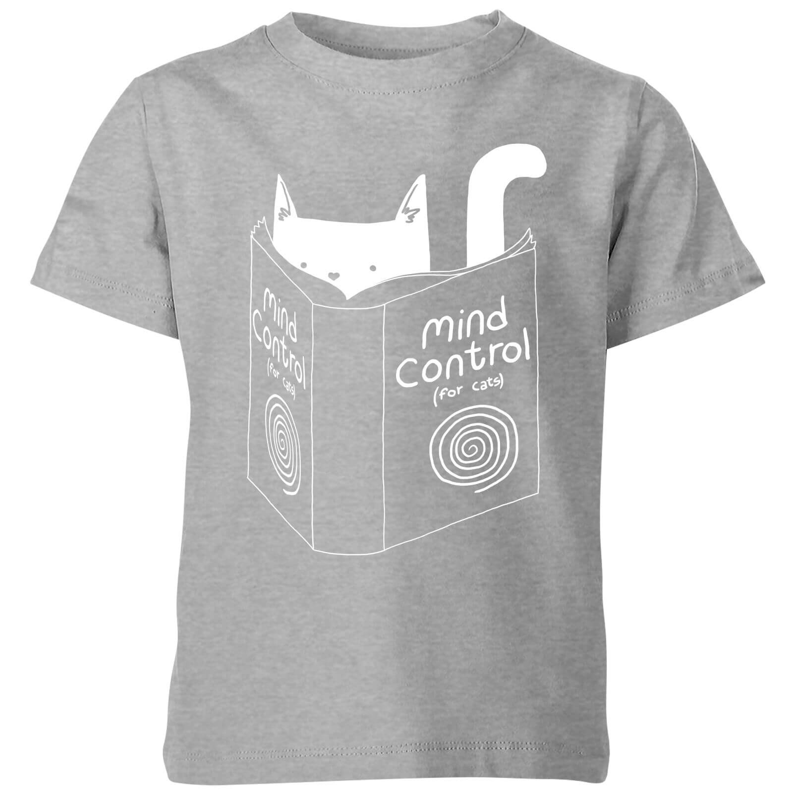 Tobias Fonseca Mind Control for Cats Kids' T-Shirt - Grey - 3-4 Years - Grey