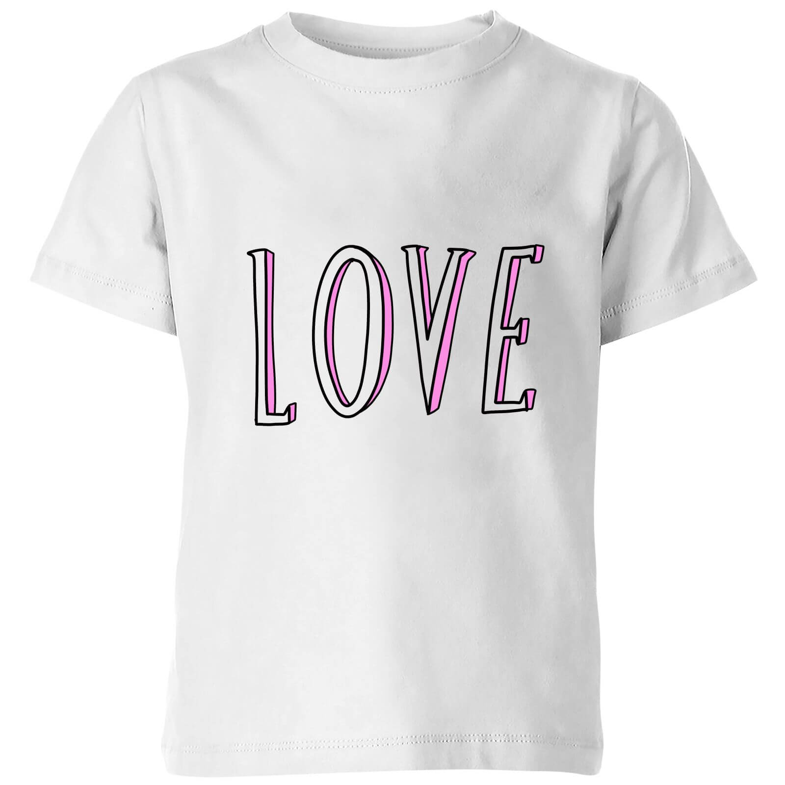 Rock On Ruby Love Kids' T-Shirt - White - 3-4 Years - White