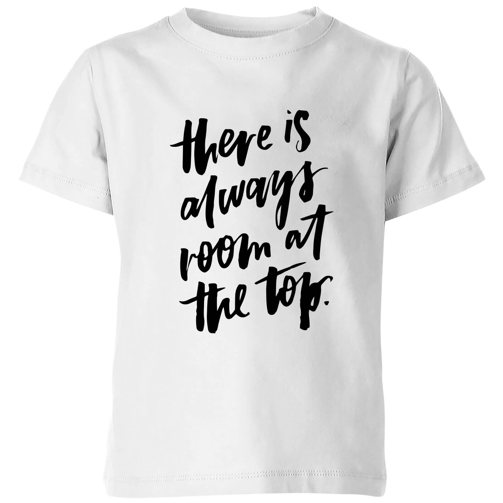 PlanetA444 There Is Always Room At The Top Kids' T-Shirt - White - 3-4 Years - White