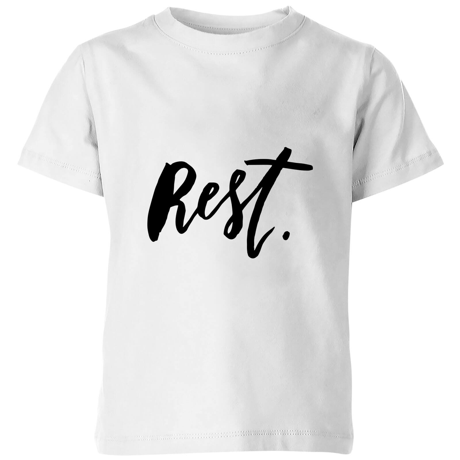 PlanetA444 Rest. Kids' T-Shirt - White - 3-4 Years - White