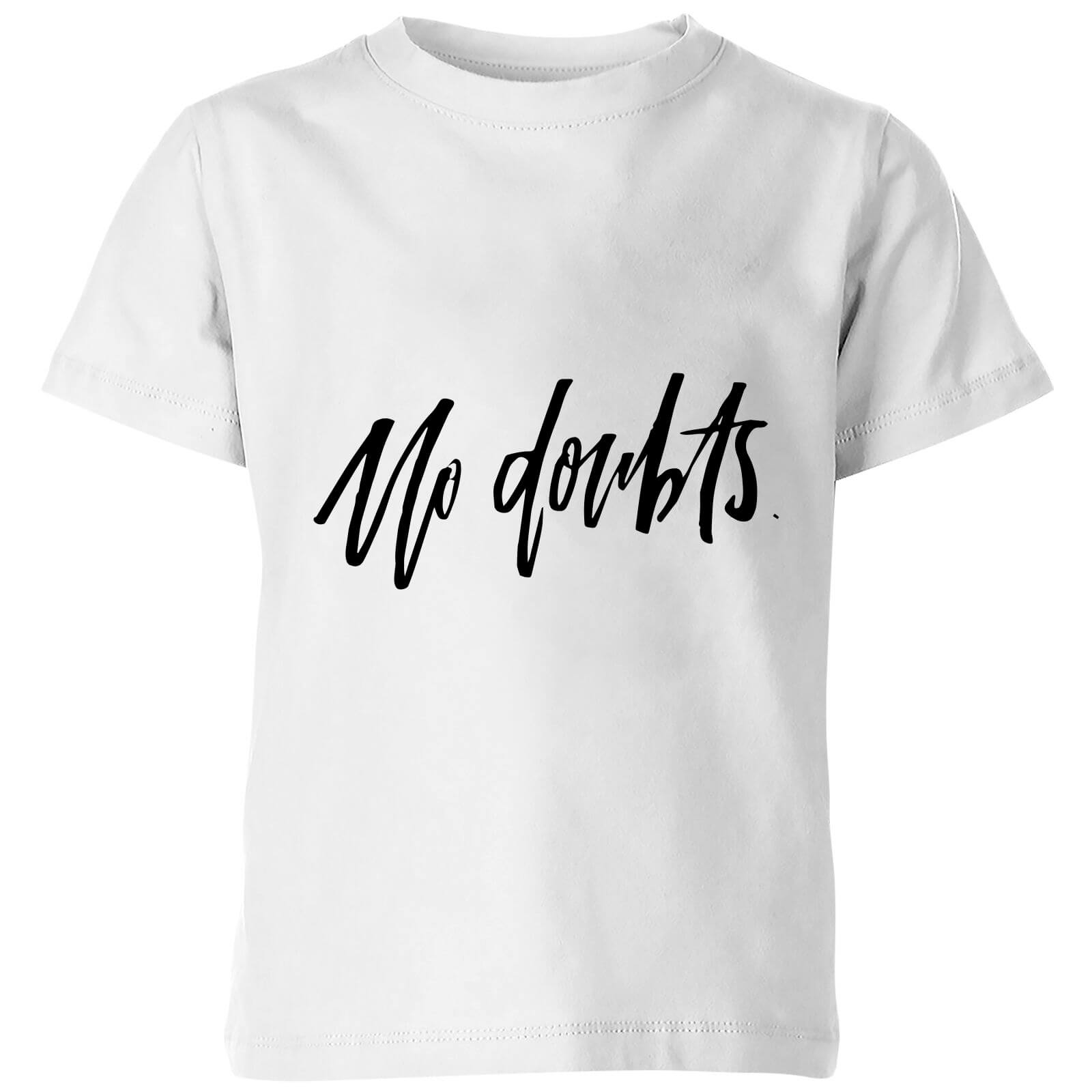 PlanetA444 No Doubts Kids' T-Shirt - White - 3-4 Years - White