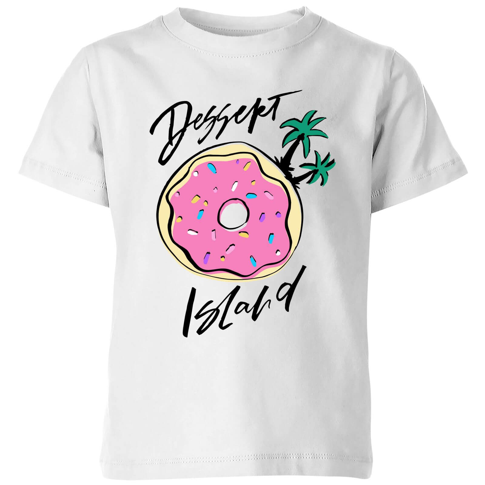 PlanetA444 Dessert Island Kids' T-Shirt - White - 3-4 Years - White