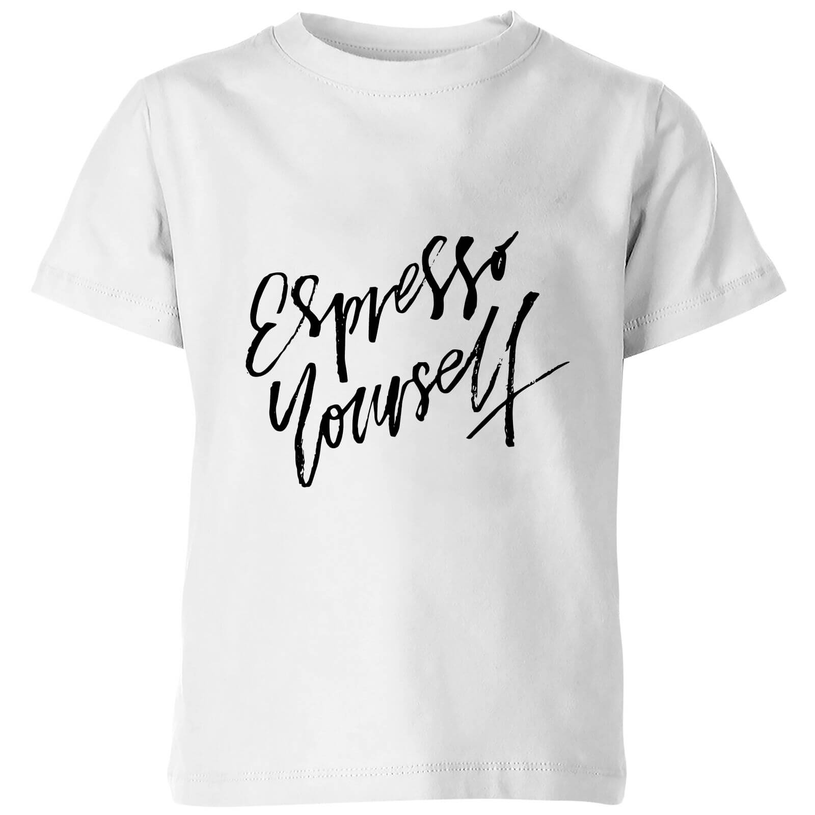 PlanetA444 Espresso Yourself Kids' T-Shirt - White - 3-4 Years - White