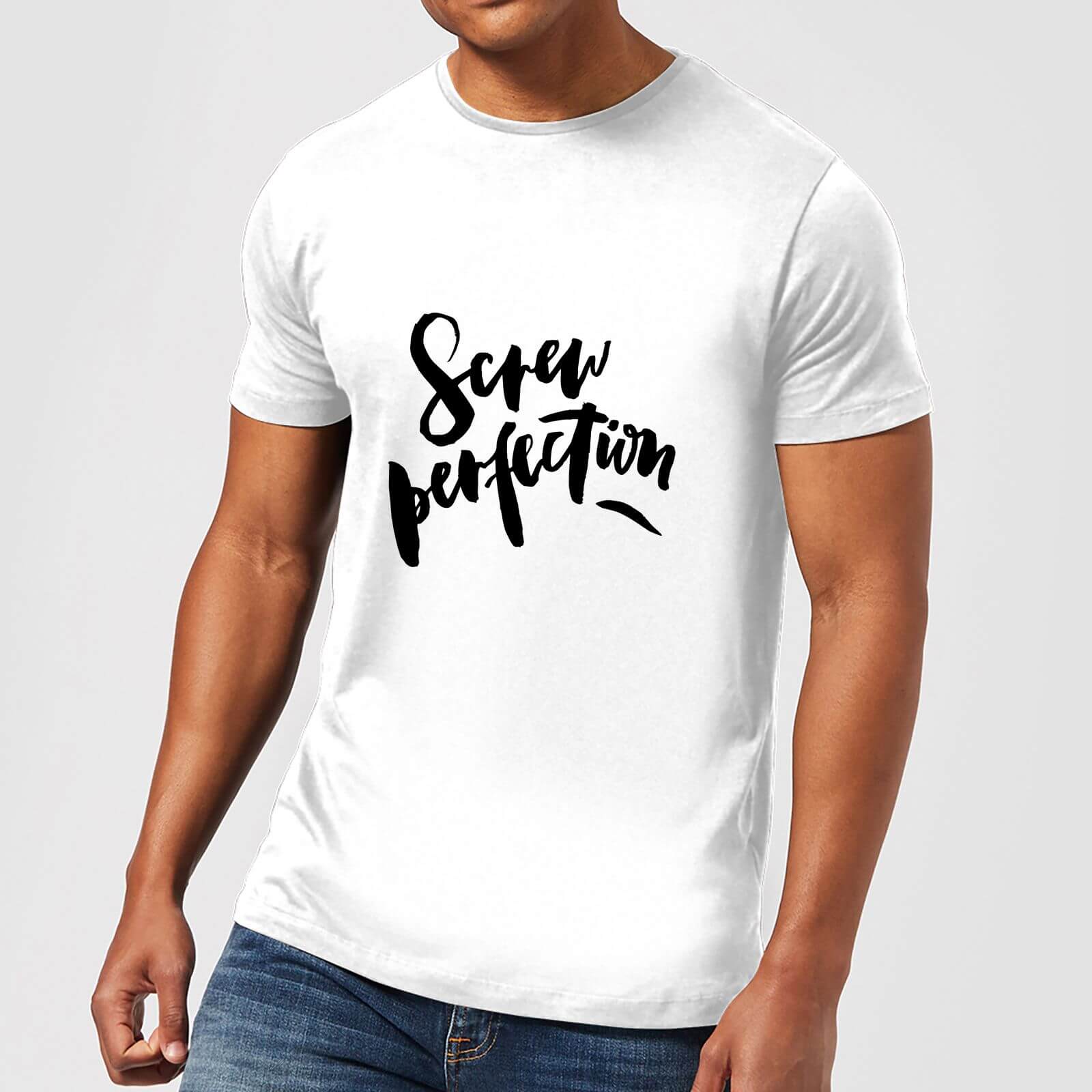 PlanetA444 Screw Perfection Men's T-Shirt - White - S - White