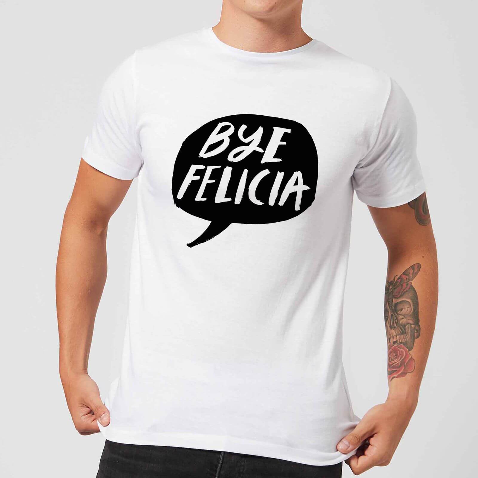 Rock On Ruby Bye Felicia Men's T-Shirt - White - S - White