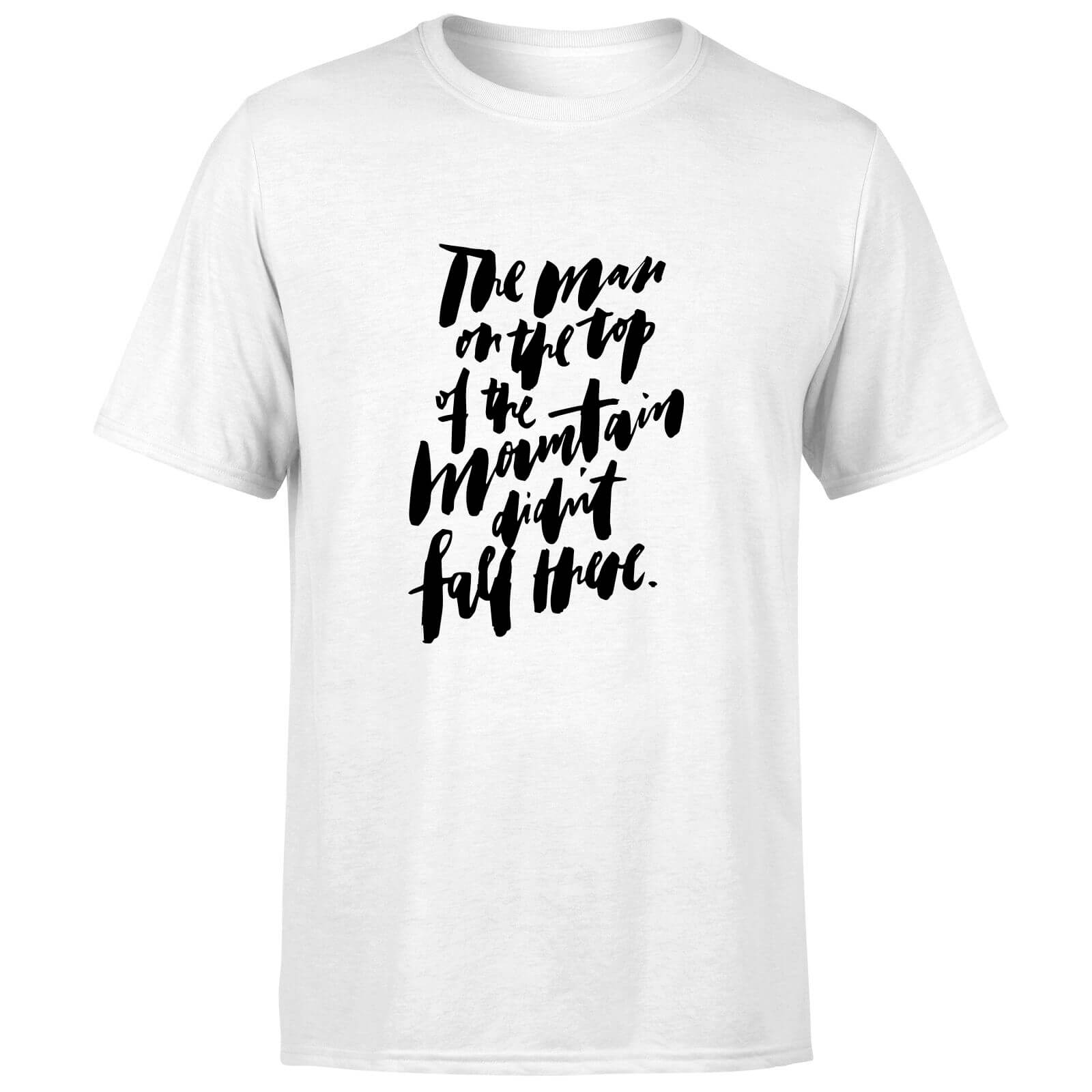 PlanetA444 The Man On Top Of The Mountain Men's T-Shirt - White - S - White