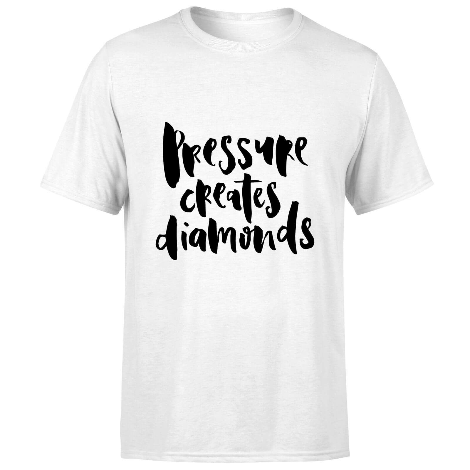 PlanetA444 Pressure Creates Diamonds Men's T-Shirt - White - S - White