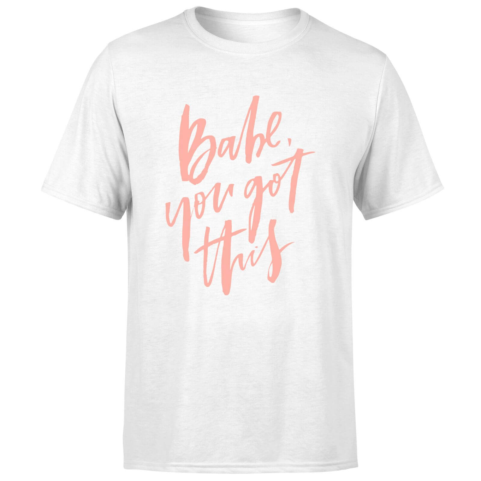 PlanetA444 Babe, You Got This Men's T-Shirt - White - S - White