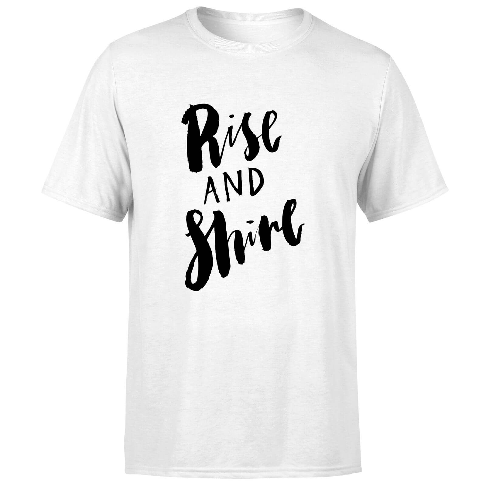 PlanetA444 Rise and Shine Men's T-Shirt - White - S - White