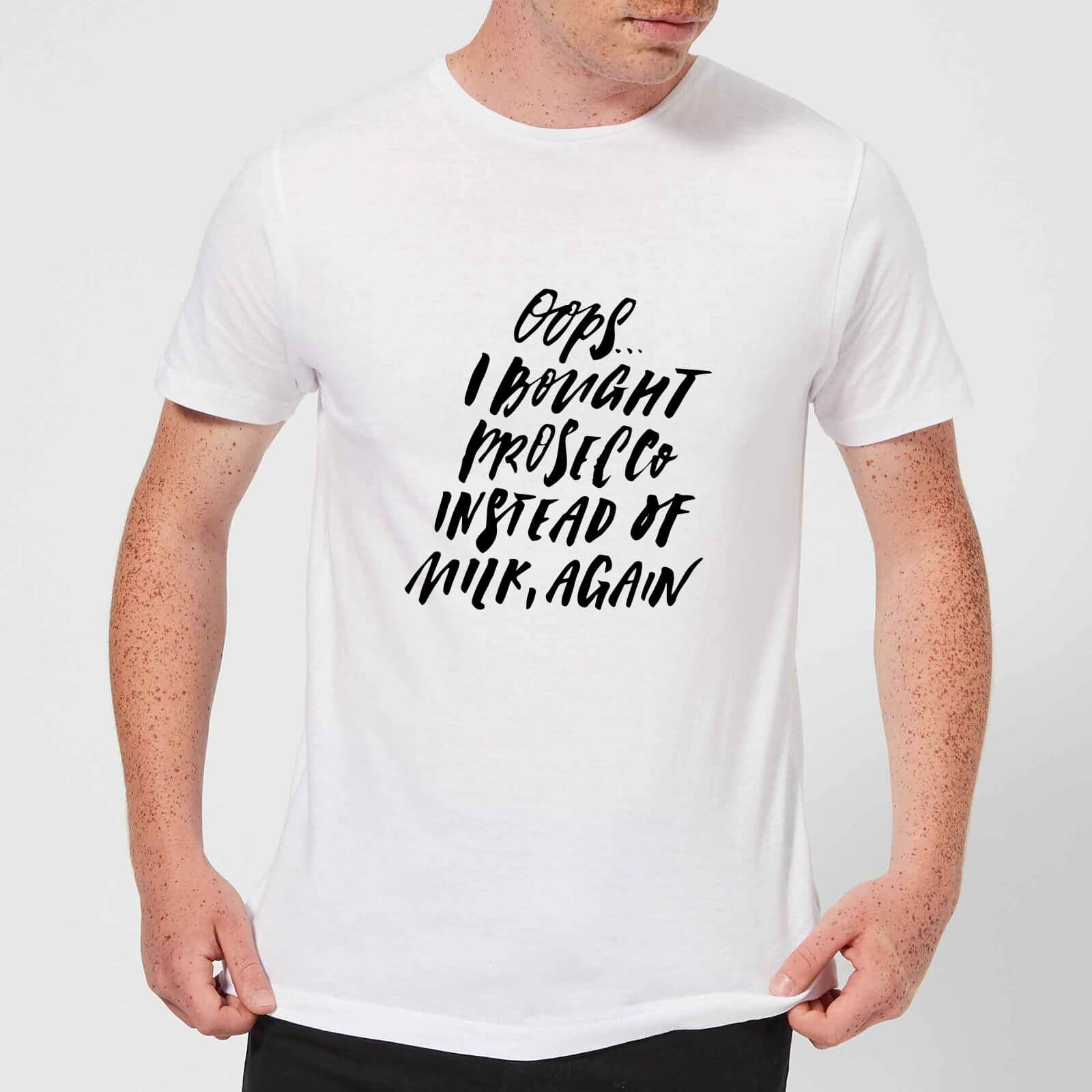 PlanetA444 Oops... Men's T-Shirt - White - S - White