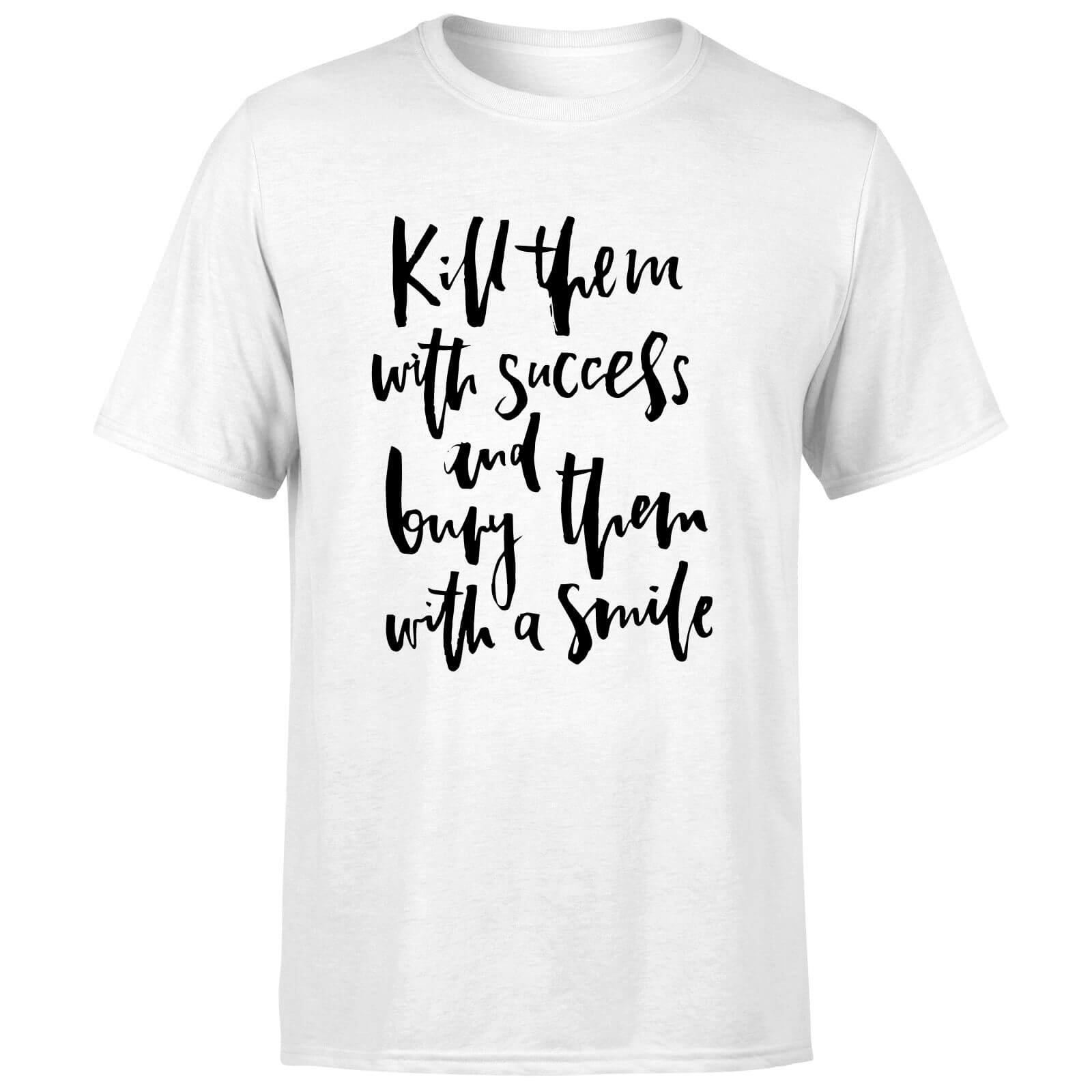 PlanetA444 Kill Them with Success Men's T-Shirt - White - S - White
