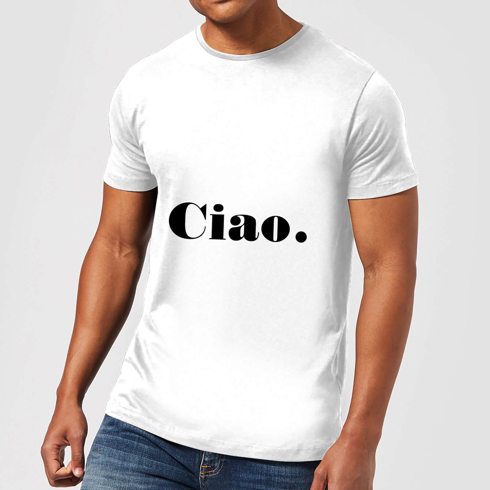 PlanetA444 Ciao. Men's T-Shirt - White - S - White