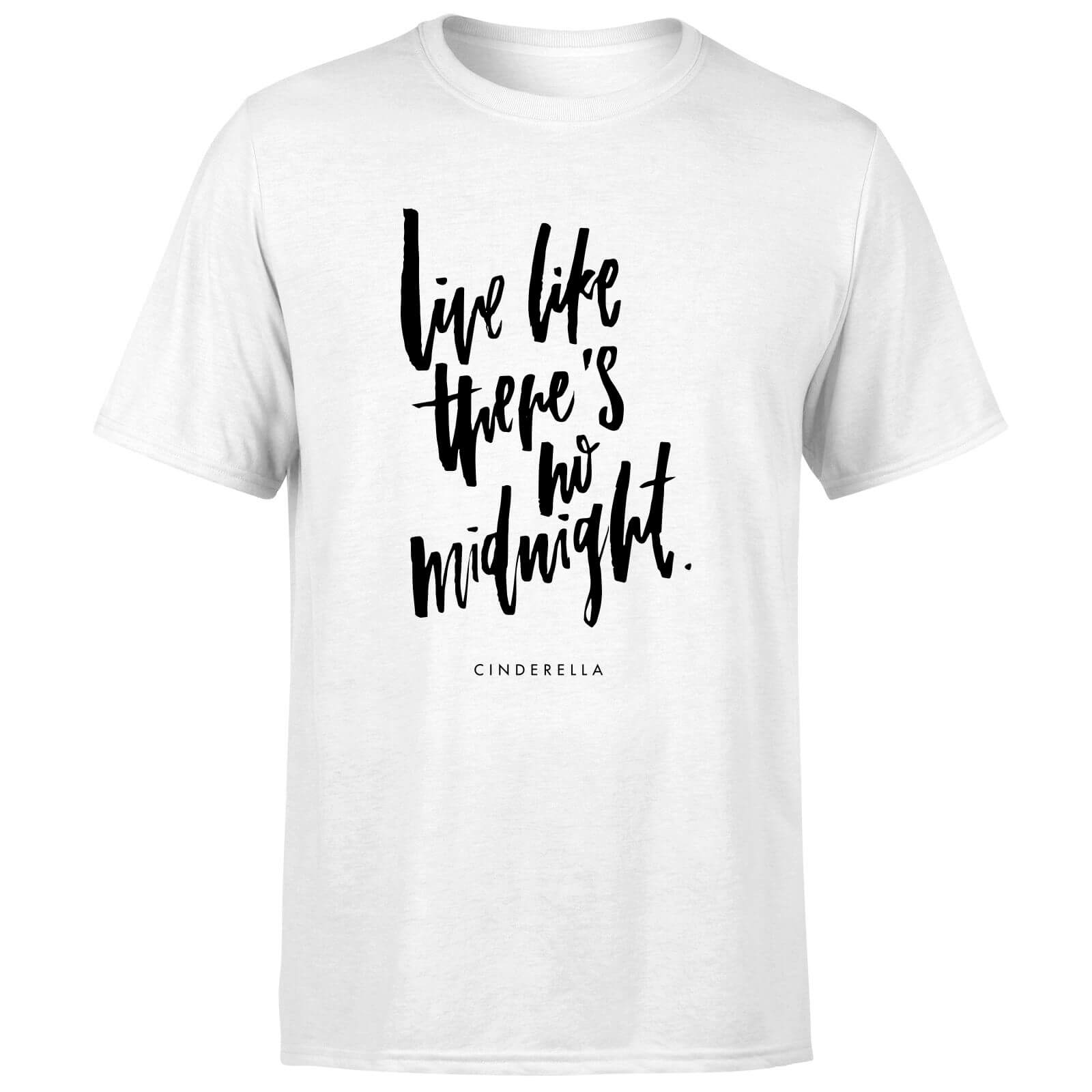 PlanetA444 Live Like There's No Midnight Men's T-Shirt - White - S - White