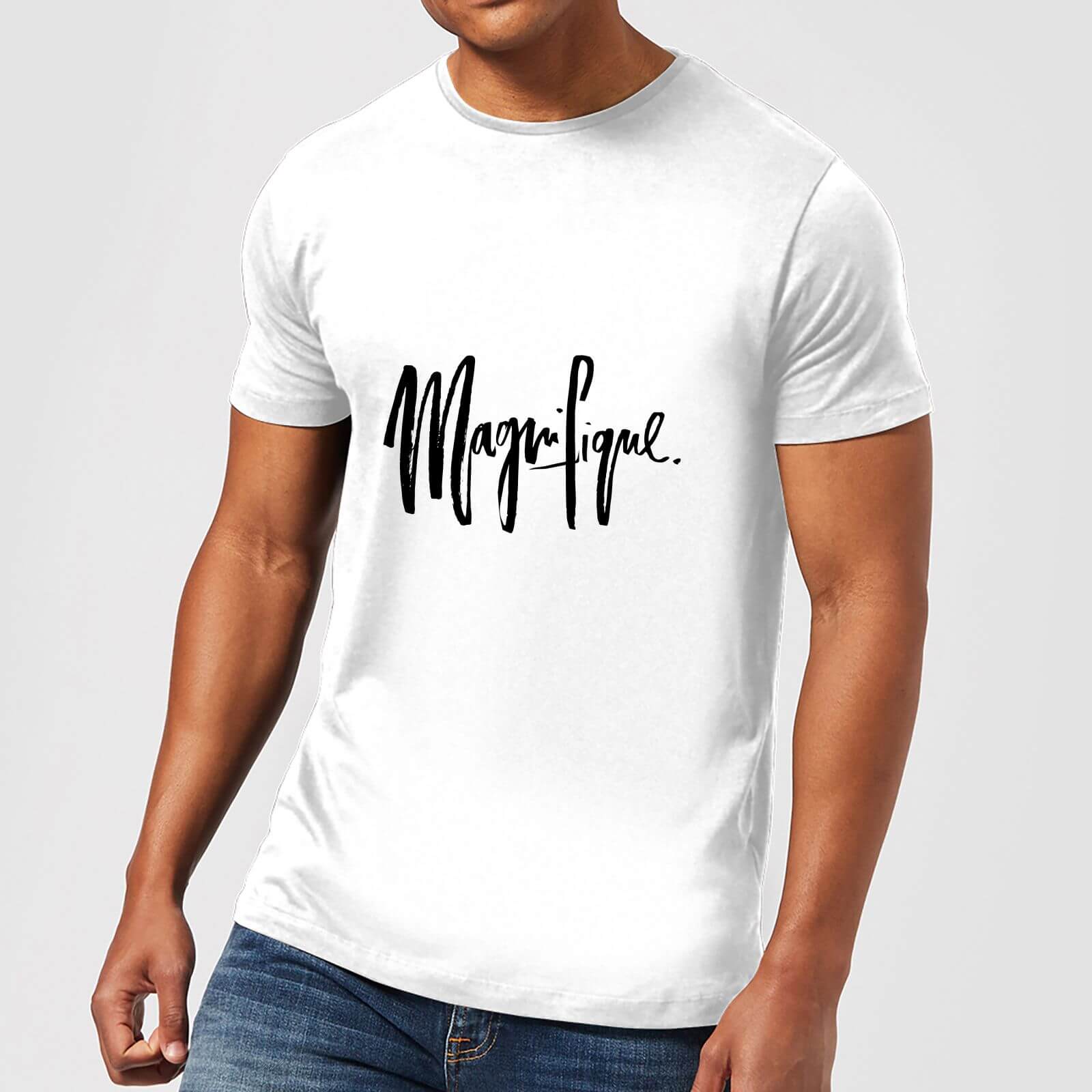 PlanetA444 Magnifique Men's T-Shirt - White - S - White