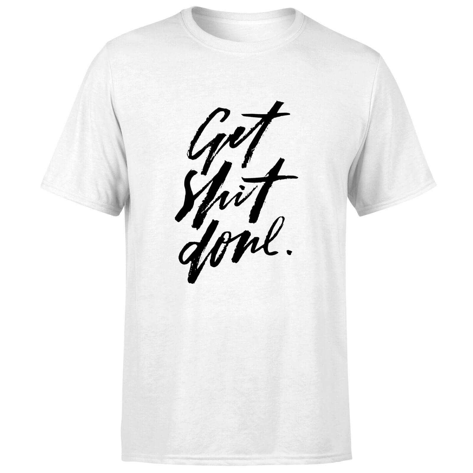 PlanetA444 Get Shit Done Men's T-Shirt - White - S - White