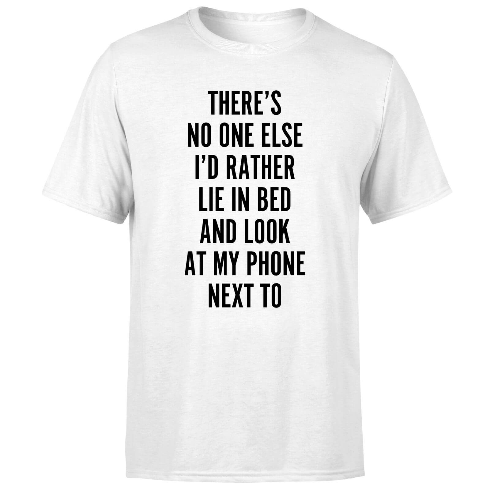 PlanetA444 There's No One Else... Men's T-Shirt - White - S - White