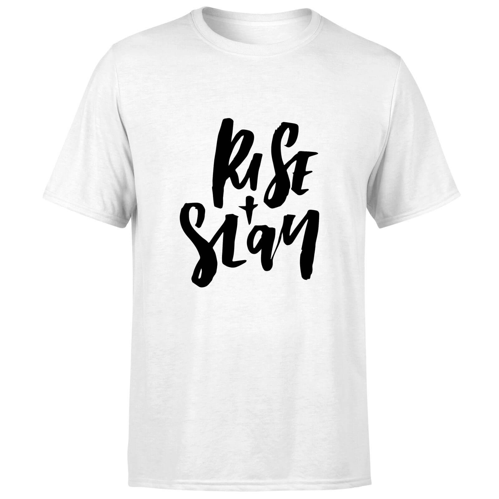 PlanetA444 Rise and Slay Men's T-Shirt - White - S - White