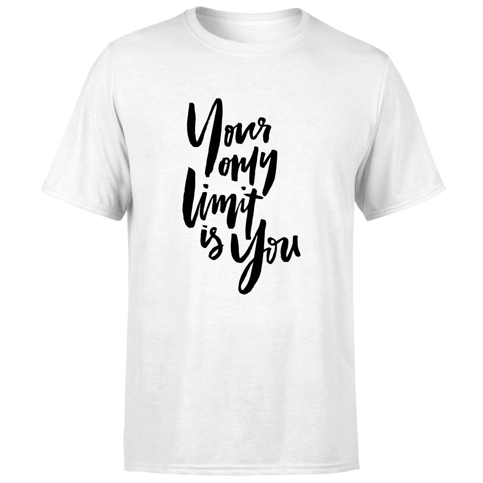 PlanetA444 Your Only Limit Is You Men's T-Shirt - White - S - White