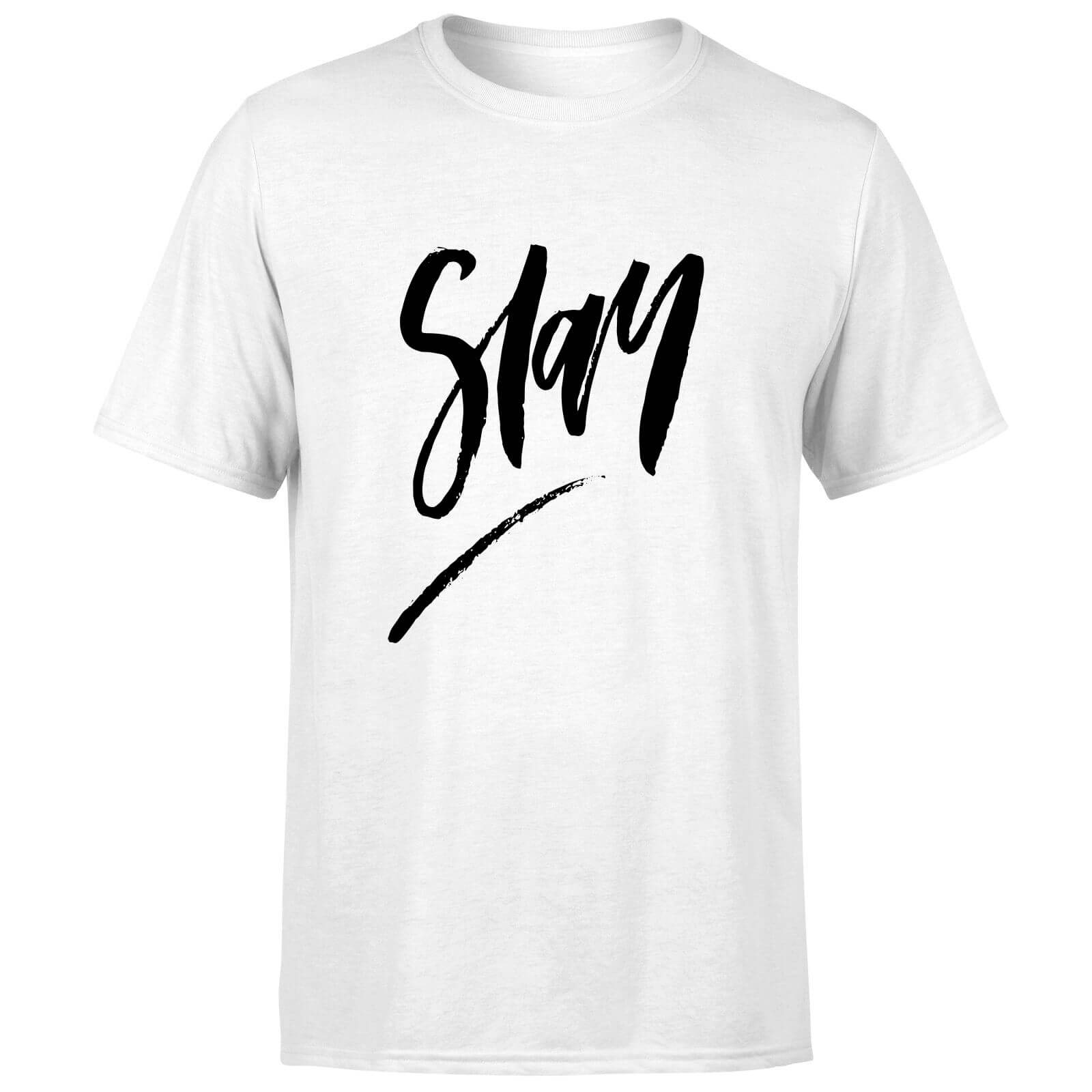 PlanetA444 Slay Men's T-Shirt - White - S - White