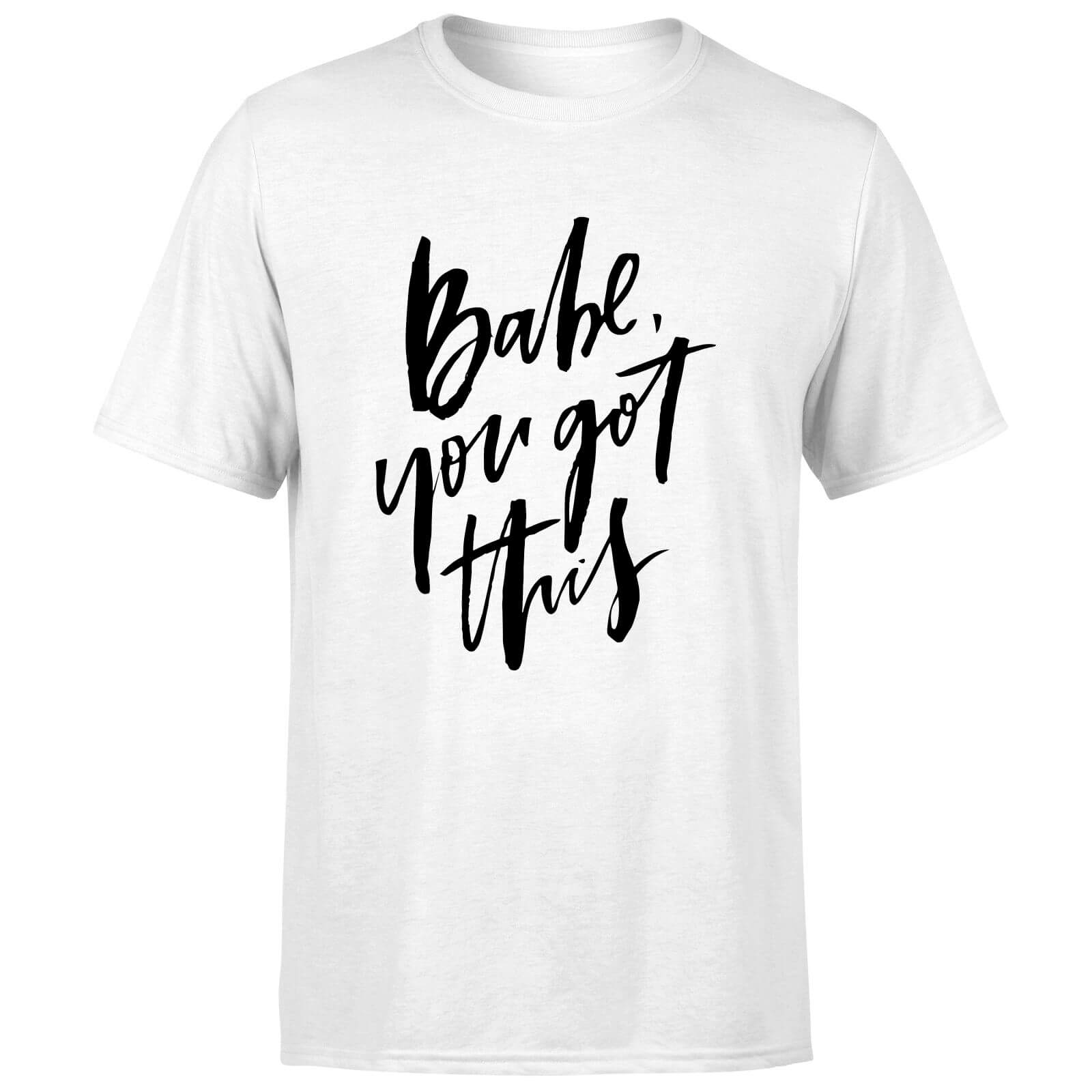 PlanetA444 Babe, You Got This Men's T-Shirt - White - S - White