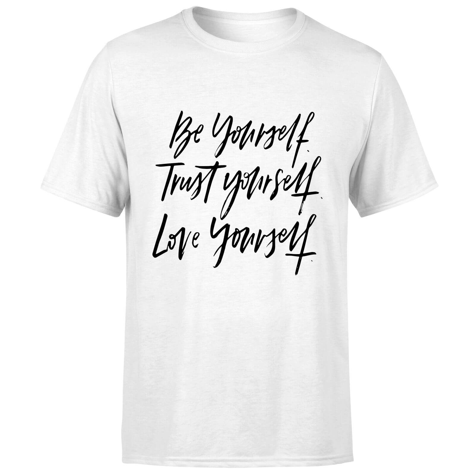 PlanetA444 Be Yourself Men's T-Shirt - White - S - White