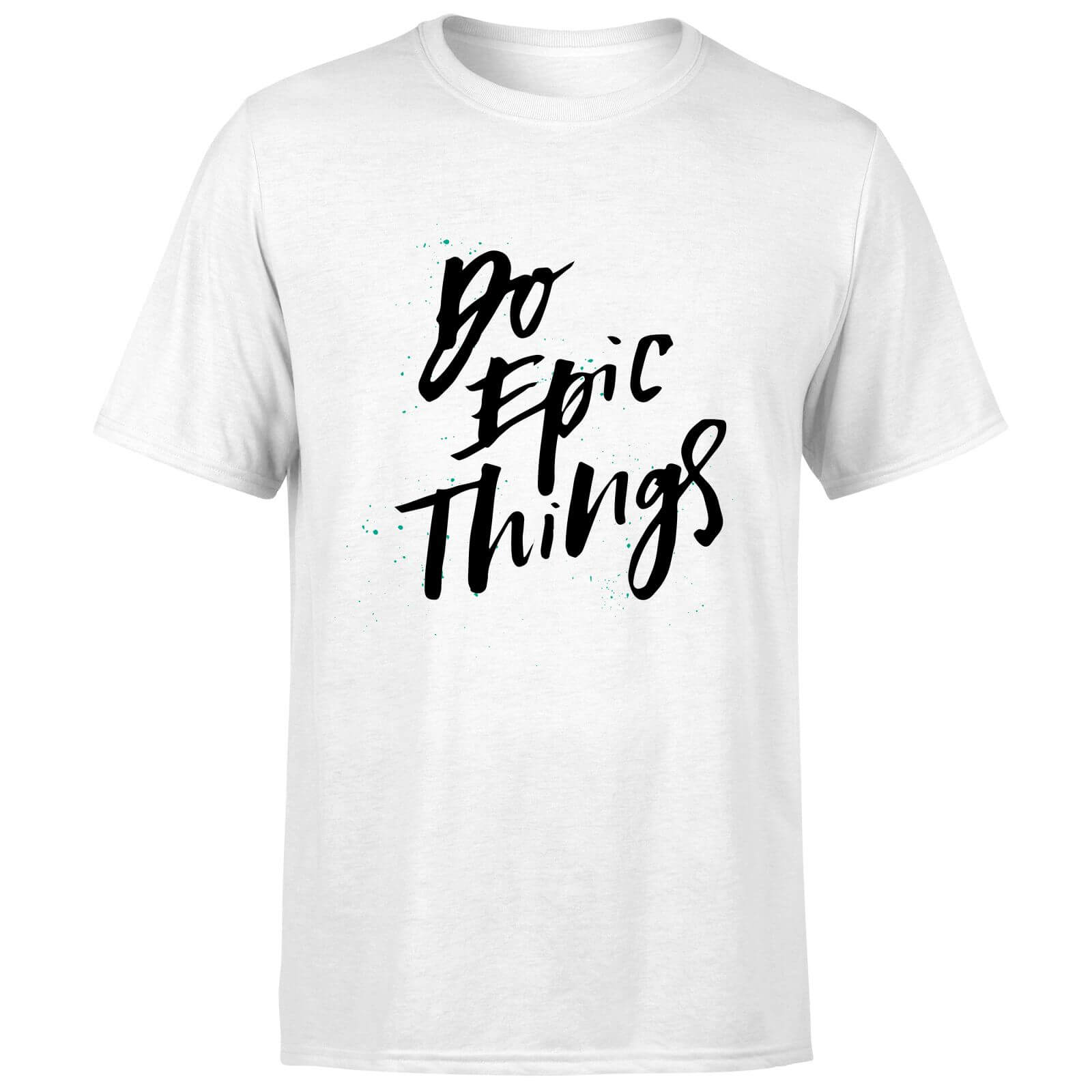 PlanetA444 Do Epic Things Men's T-Shirt - White - S - White