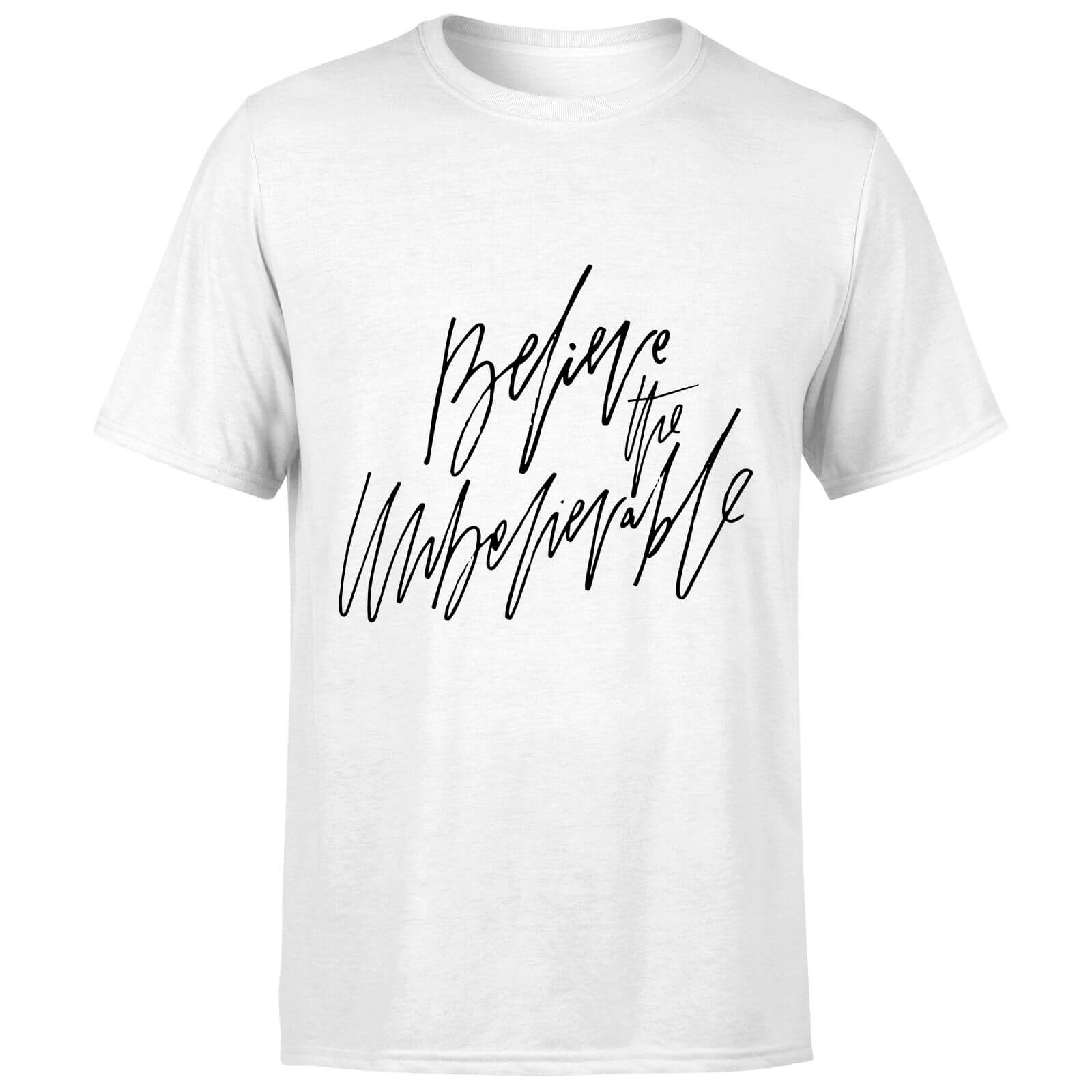 PlanetA444 Believe The Unbelievable Men's T-Shirt - White - S - White