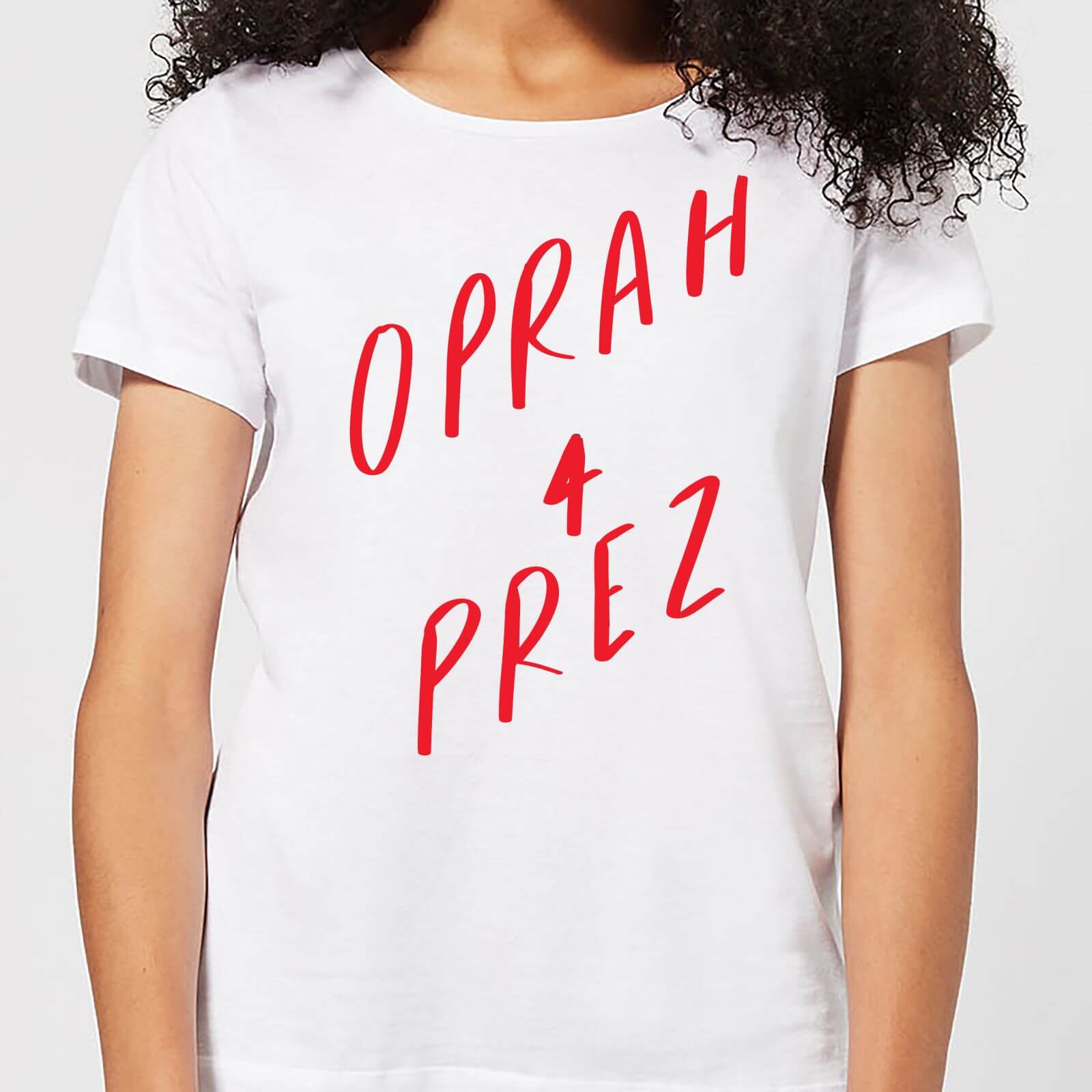 Oprah 4 Prez Women's T-Shirt - White - S - White