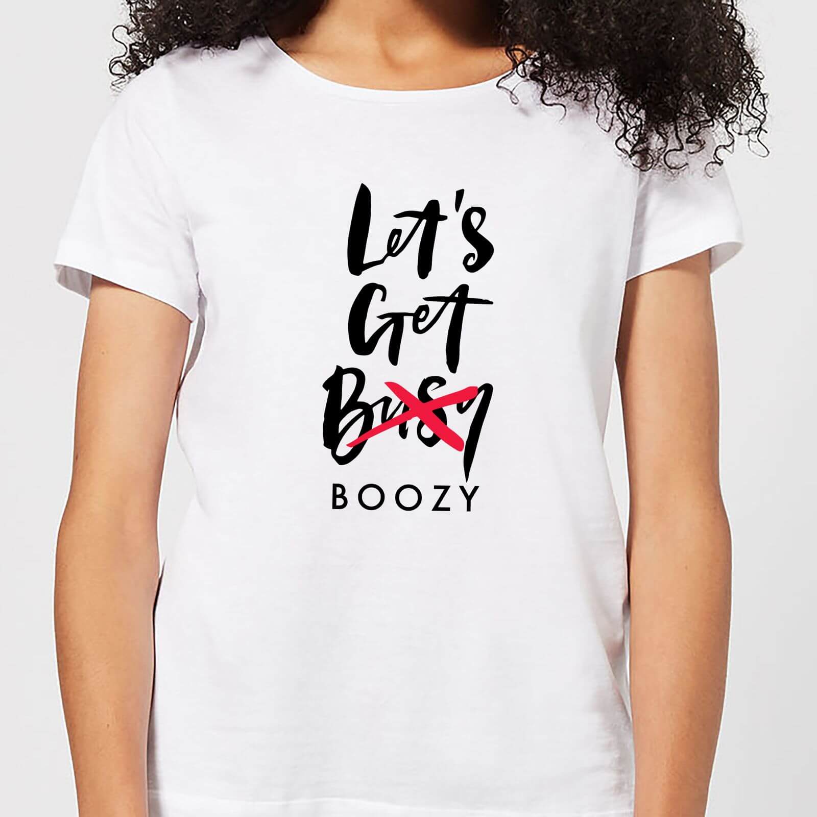 Let's Get Boozy Women's T-Shirt - White - 4XL - White