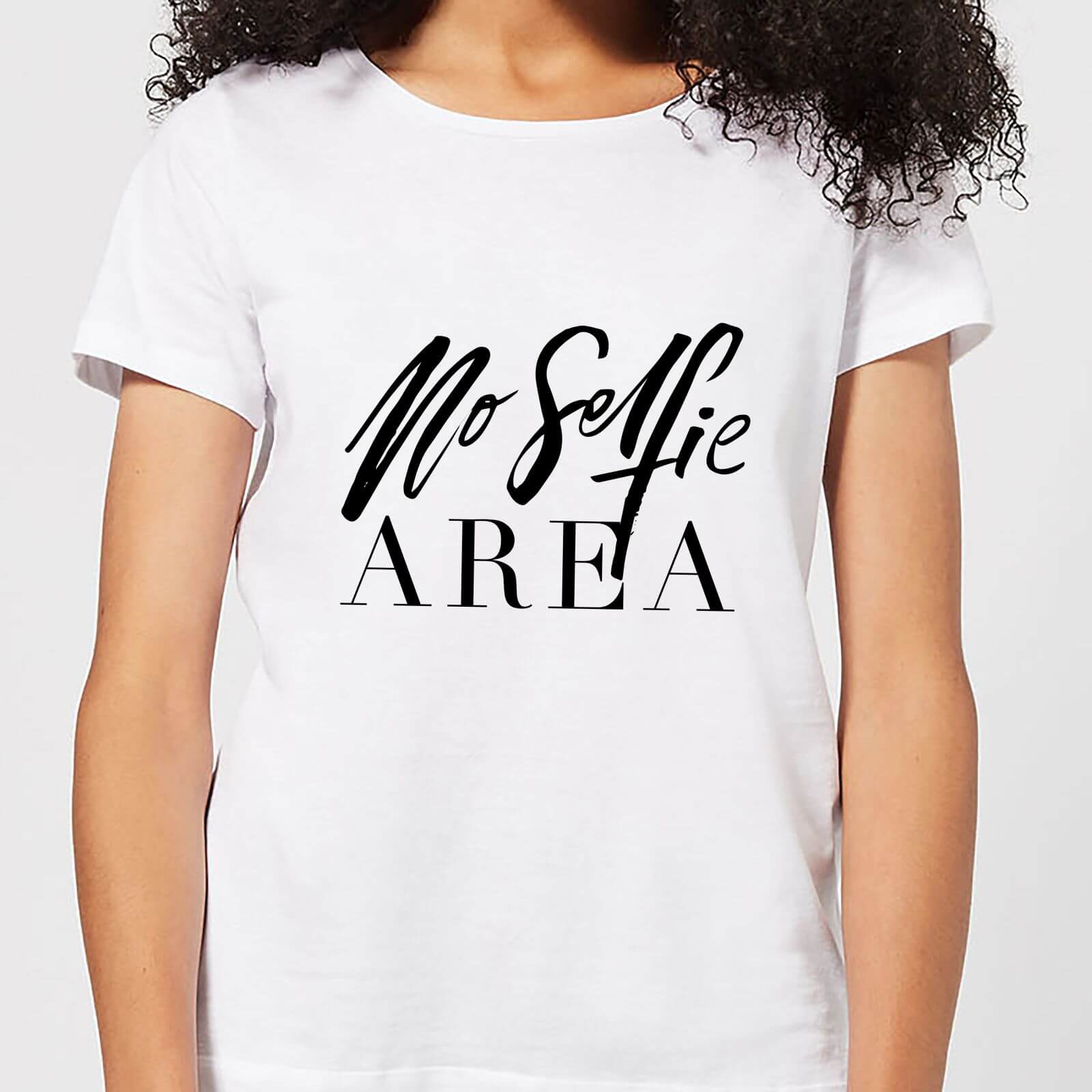 No Selfie Area Women's T-Shirt - White - S - White