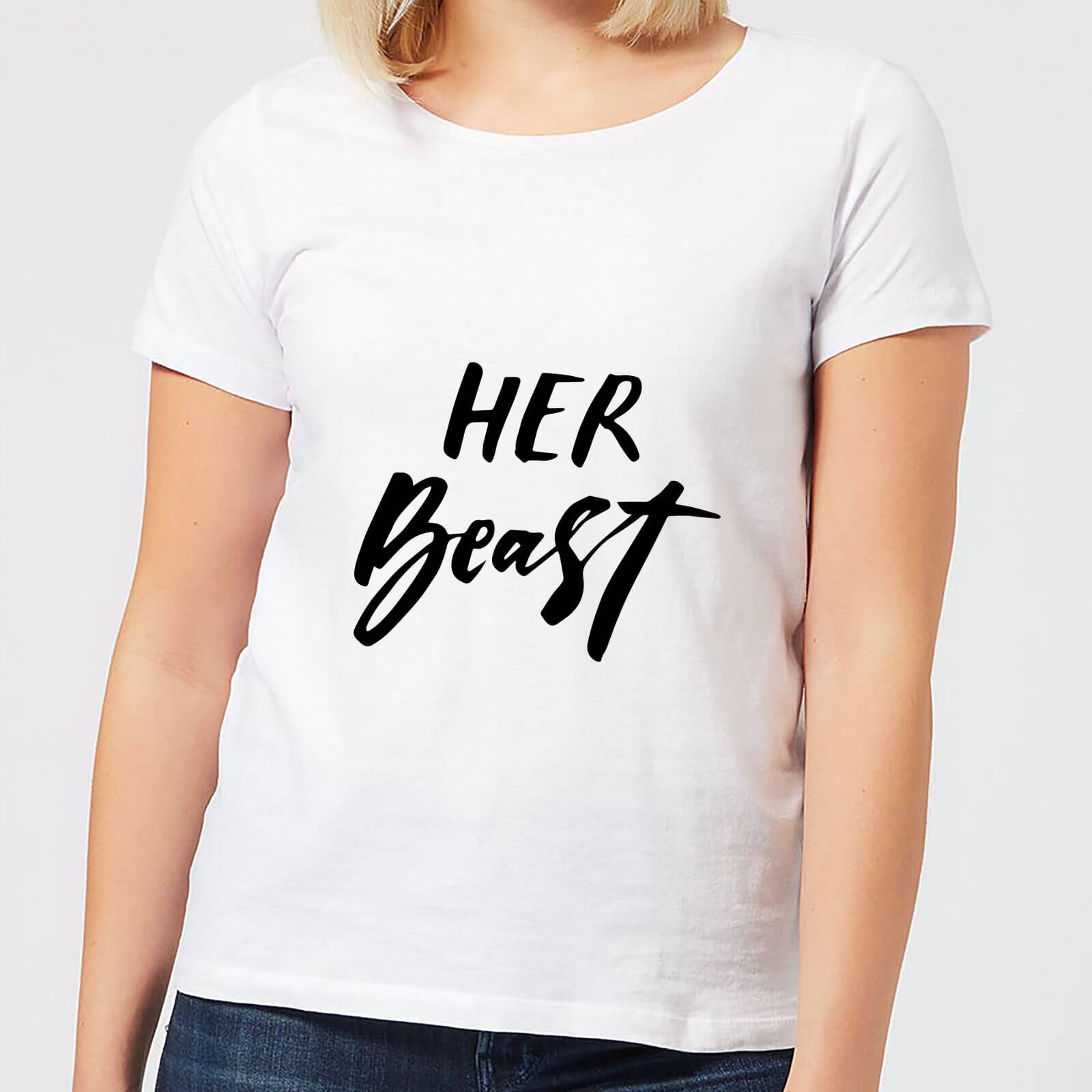 Her Beast Women's T-Shirt - White - S